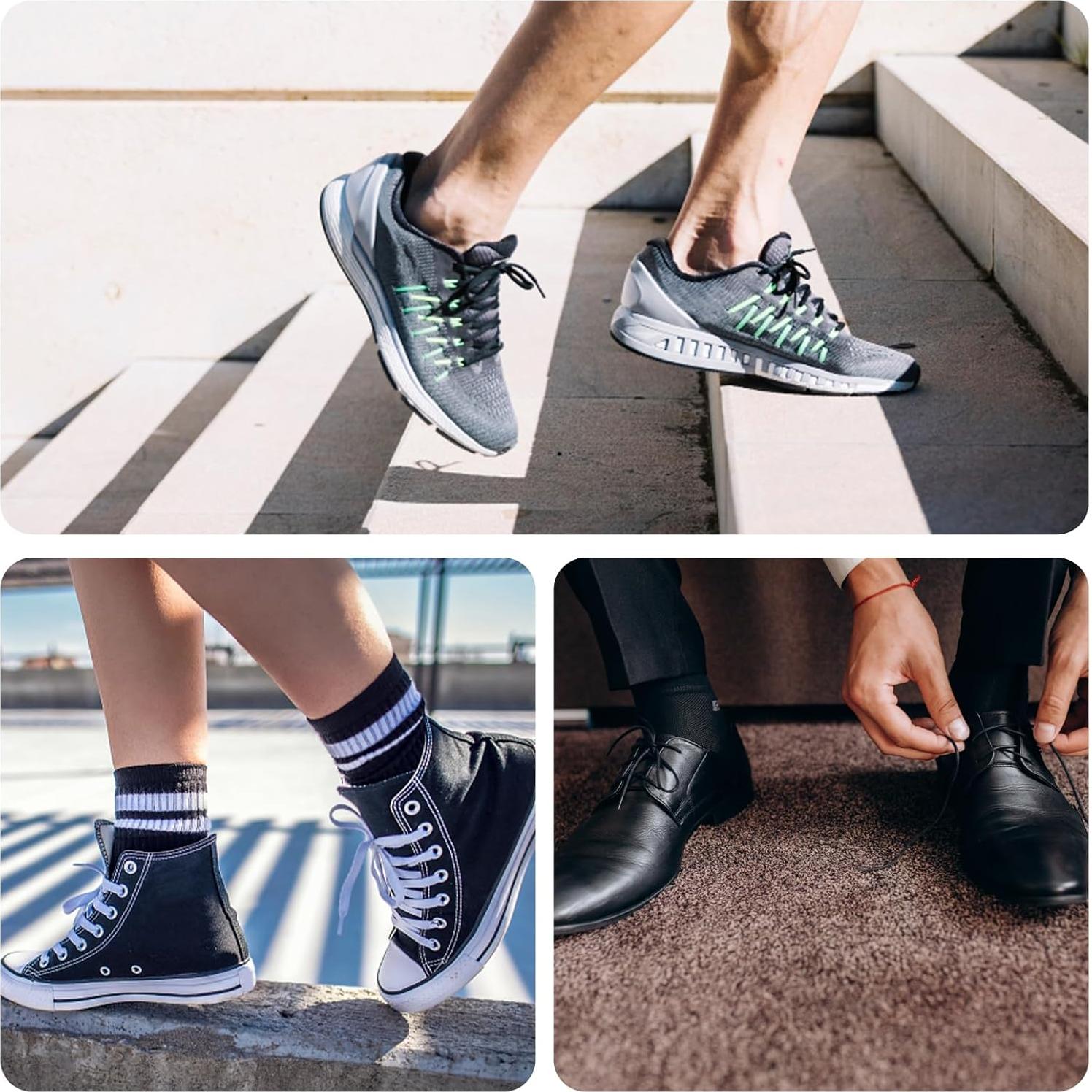 Almohadillas de Talón Gjinxi - 6 Piezas Adhesivas Negras