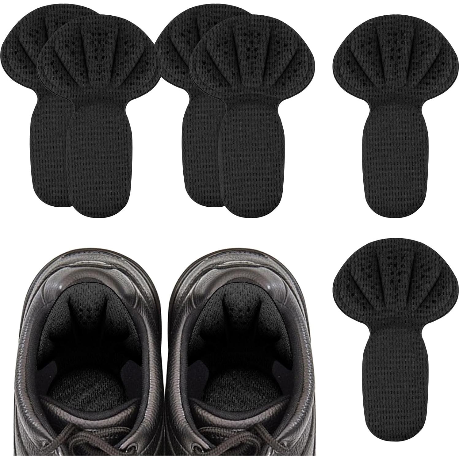 Almohadillas de Talón Gjinxi - 6 Piezas Adhesivas Negras