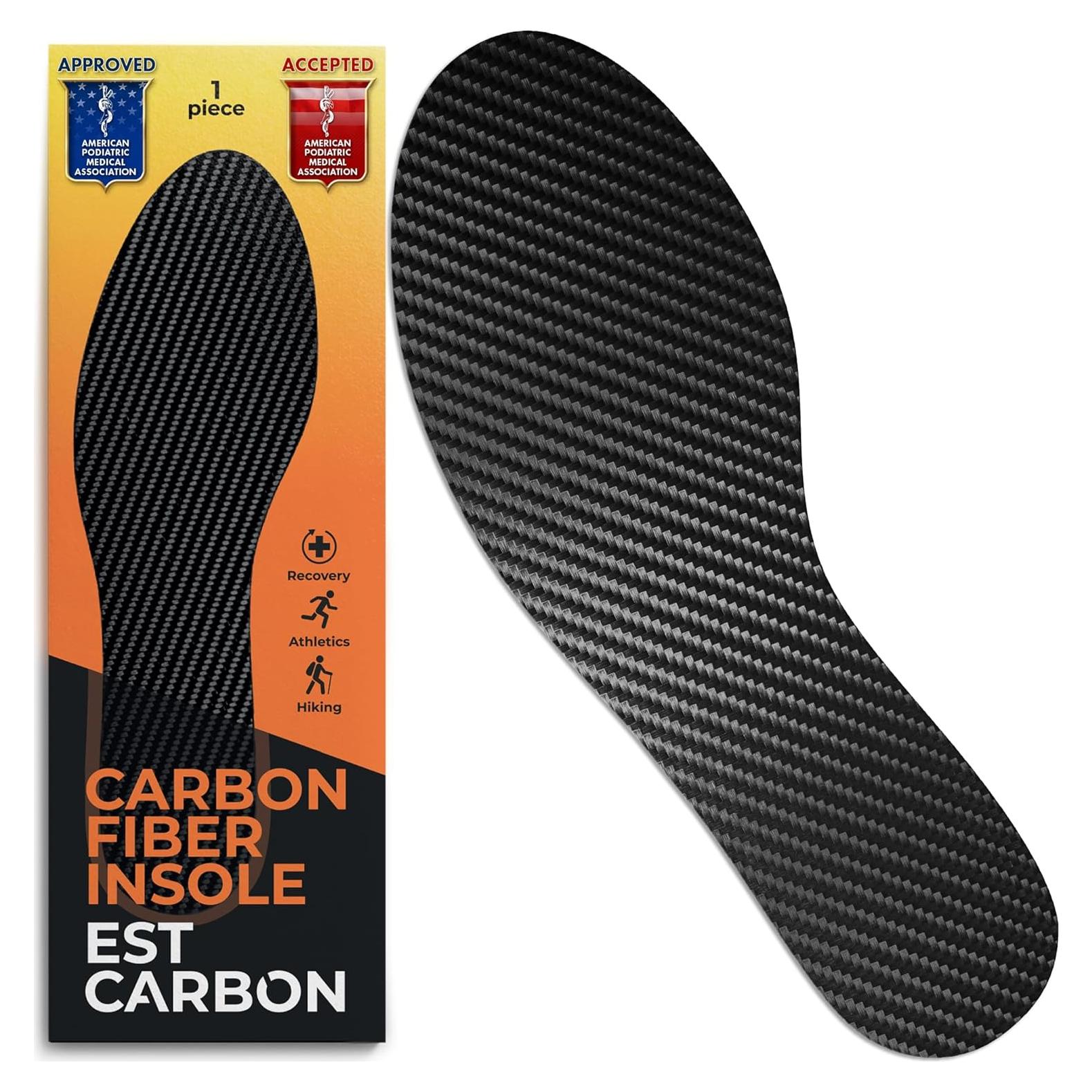 Plantilla ortopédica de fibra de carbono Erismet - Unisex 4-4.5
