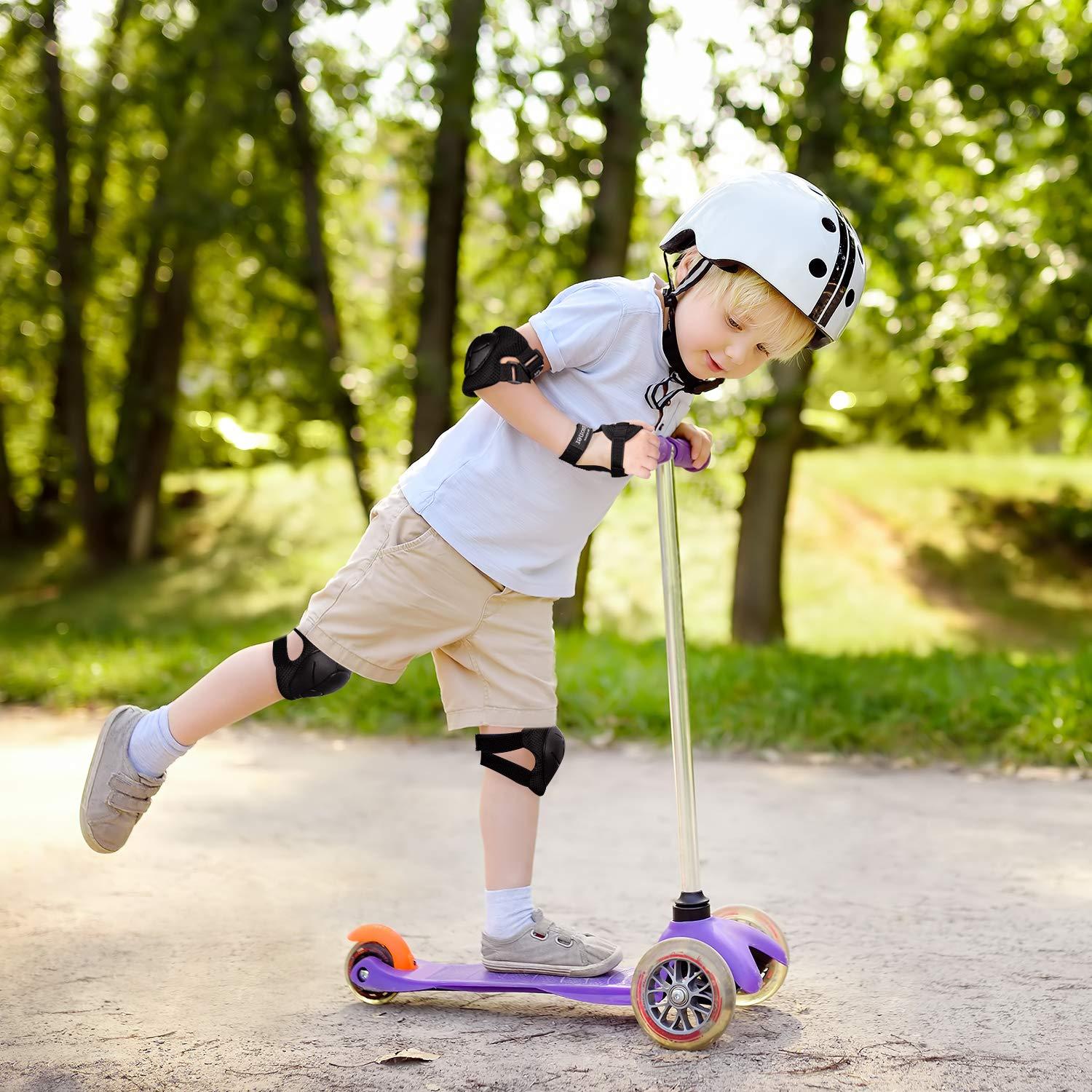 Conjunto Protector RUNDONG para Niños: Rodilleras, Codilleras y Muñequera
