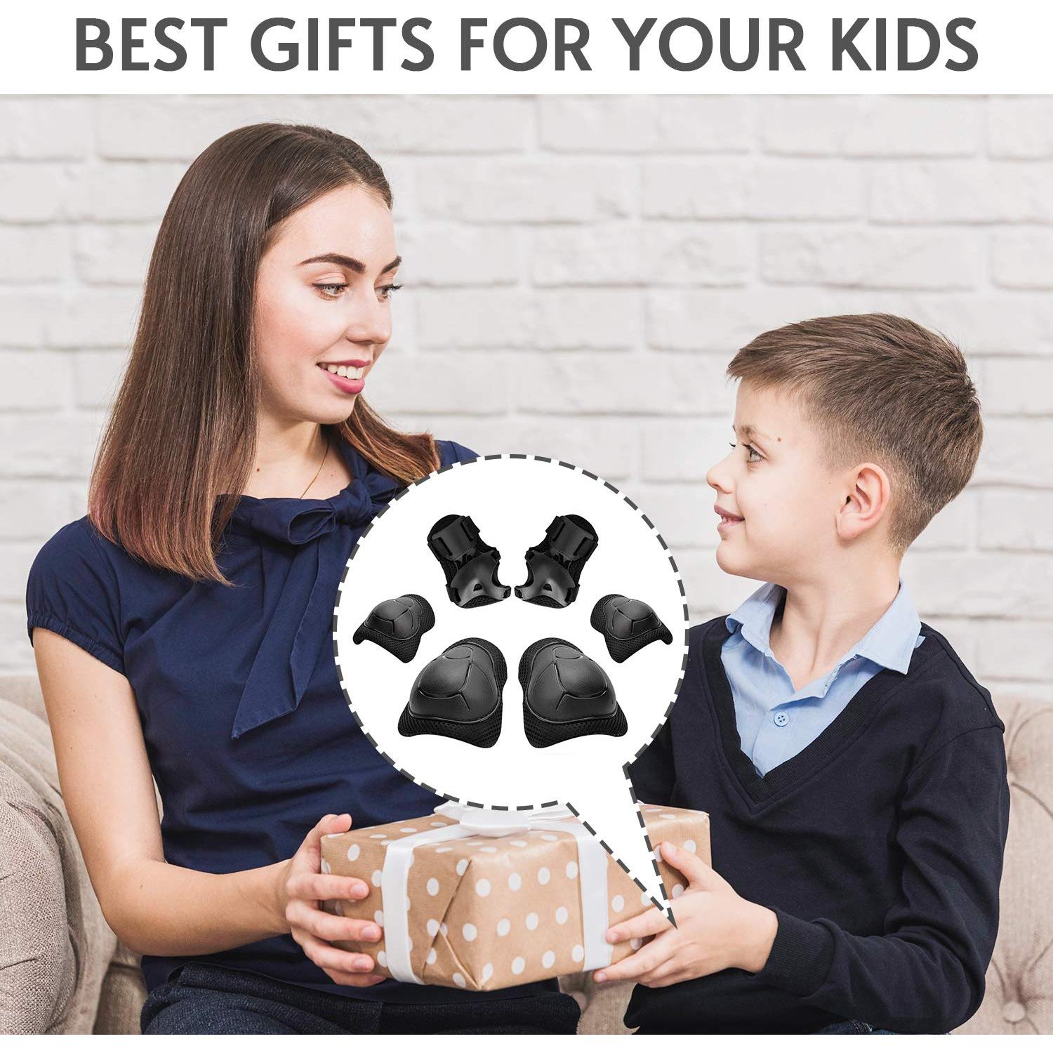 Conjunto Protector RUNDONG para Niños: Rodilleras, Codilleras y Muñequera