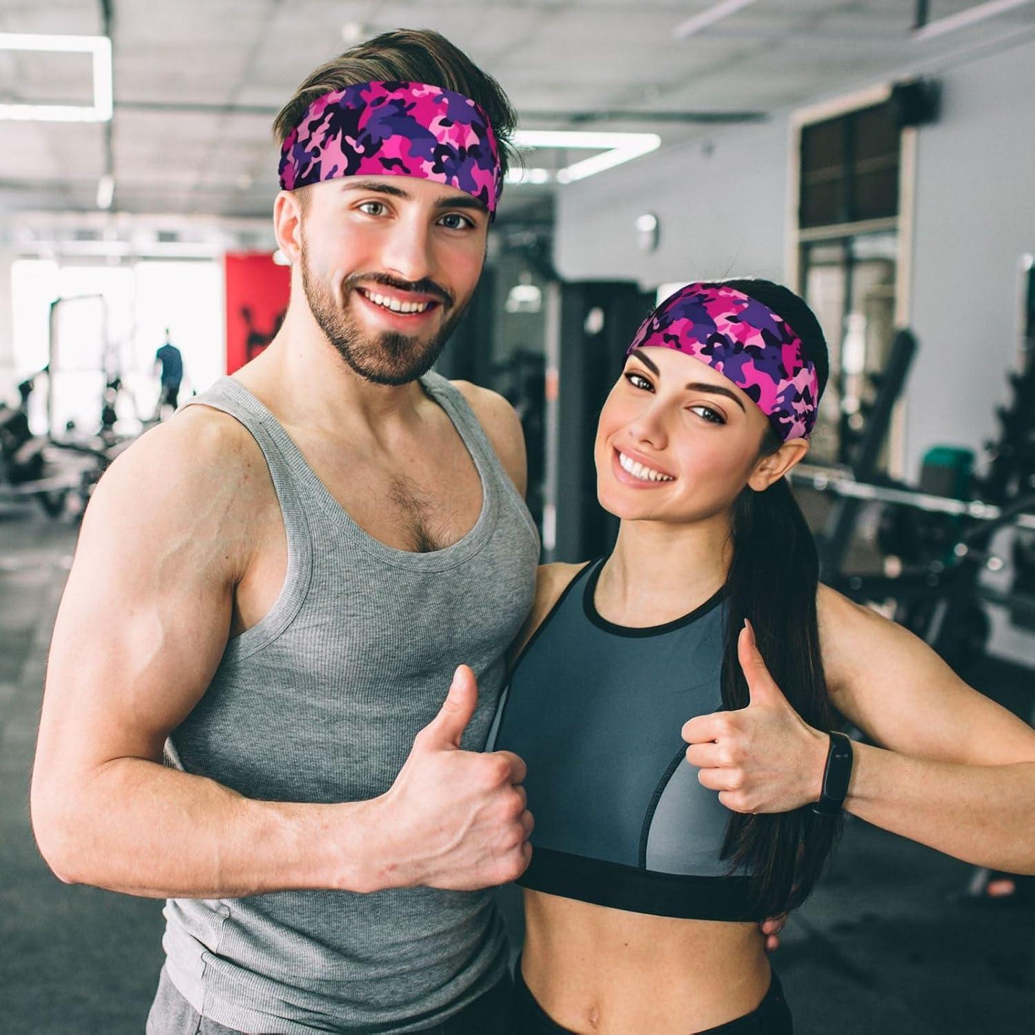 Cinta Elástica de Ejercicio Camuflaje Rosa Genérico - Banda Antideslizante para Yoga y Fitness