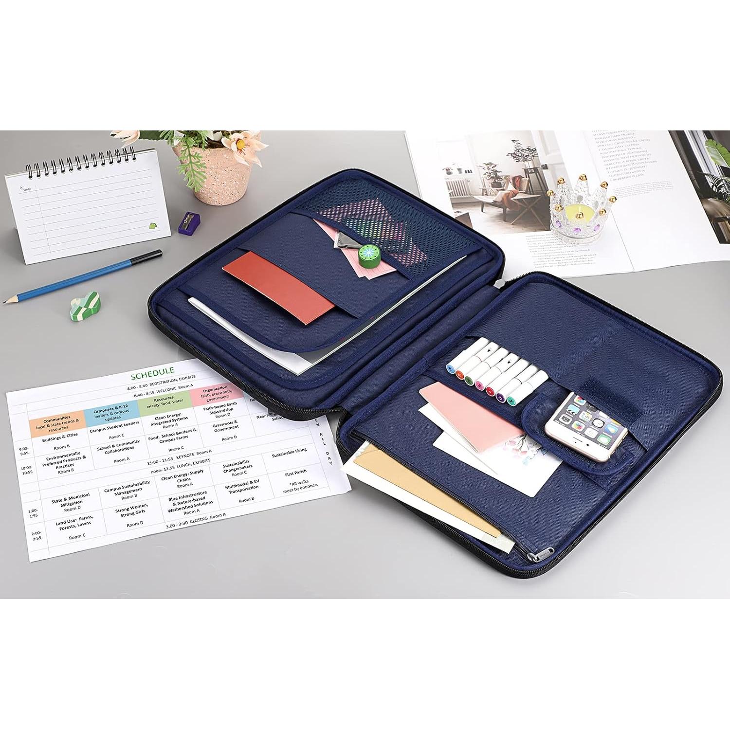 Organizador de Documentos A4 BTSKY Gris Oscuro Impermeable