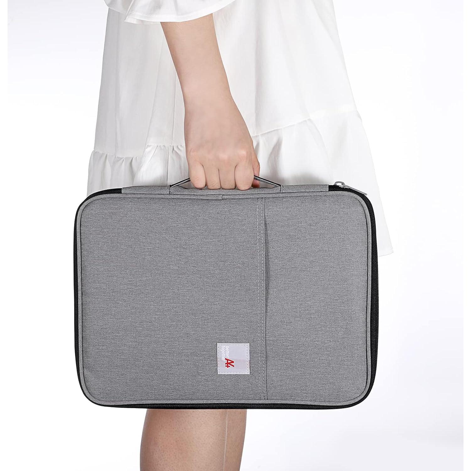 Organizador de Documentos A4 BTSKY Gris Oscuro Impermeable