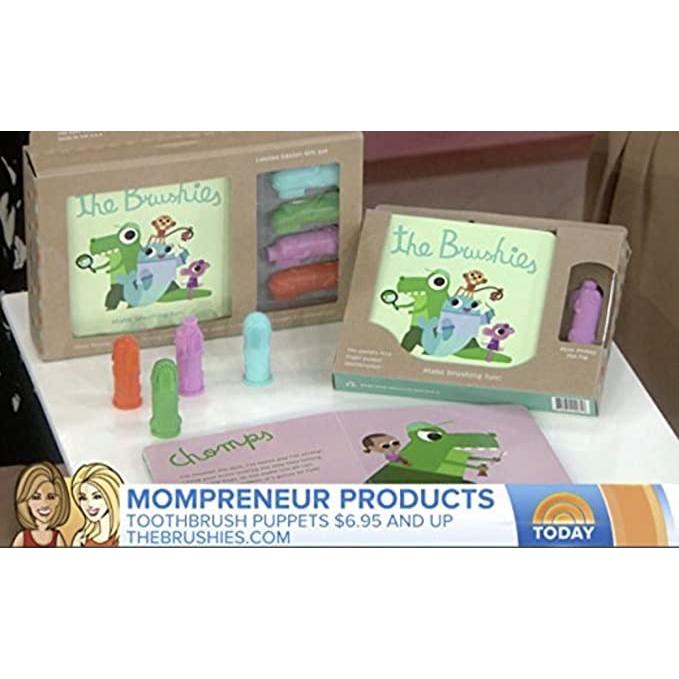 Set de Cepillo de Dientes Chomps El Dino para Bebés y Niños