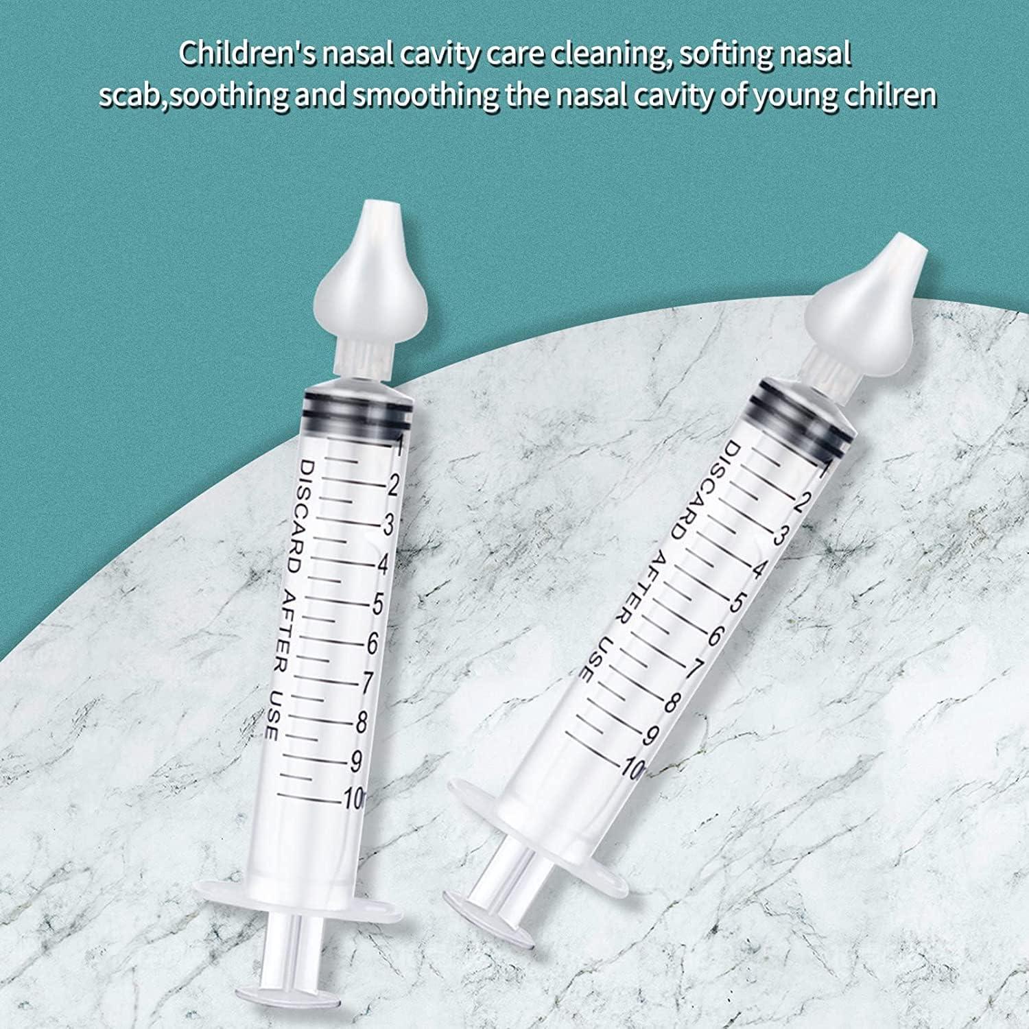 Jeringa Nasal JUSONEY para Bebés - Irrigador Silicona 2 Piezas