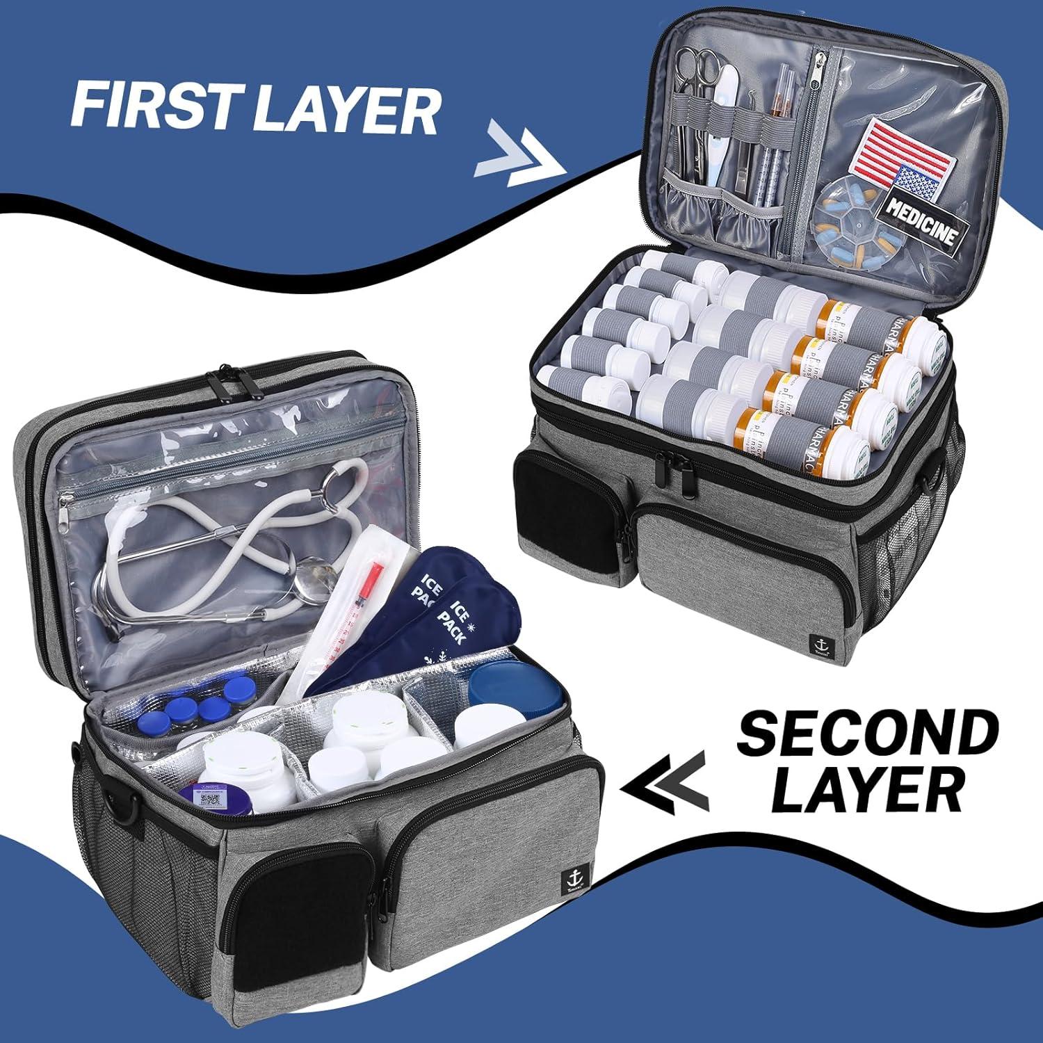 Bolsa de Medicina Timoxi Doble Capa Aislada 30.5x20.3cm