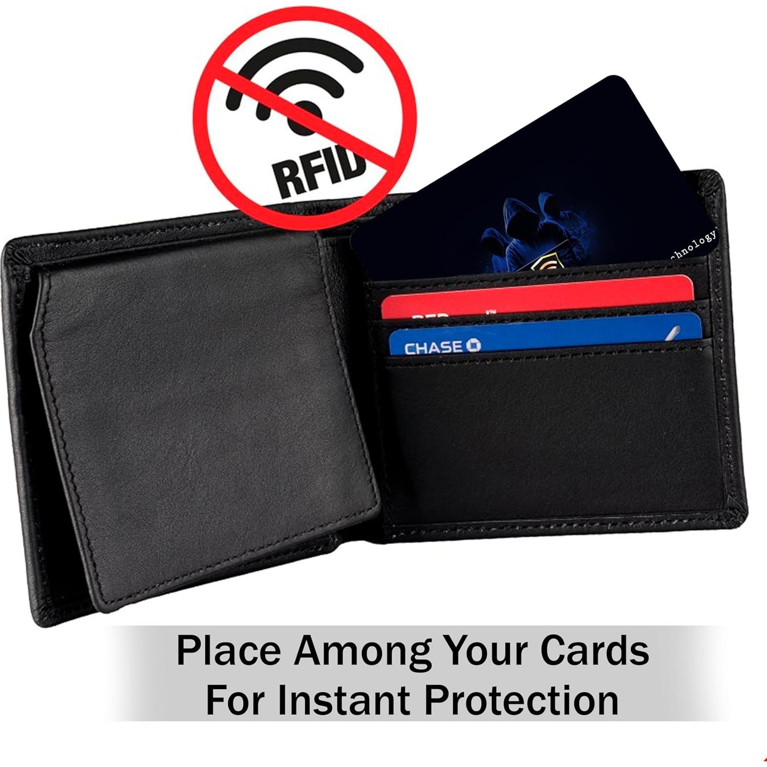 Tarjetas de Bloqueo RFID SaiTech IT 5 Pcs Impresión Azul