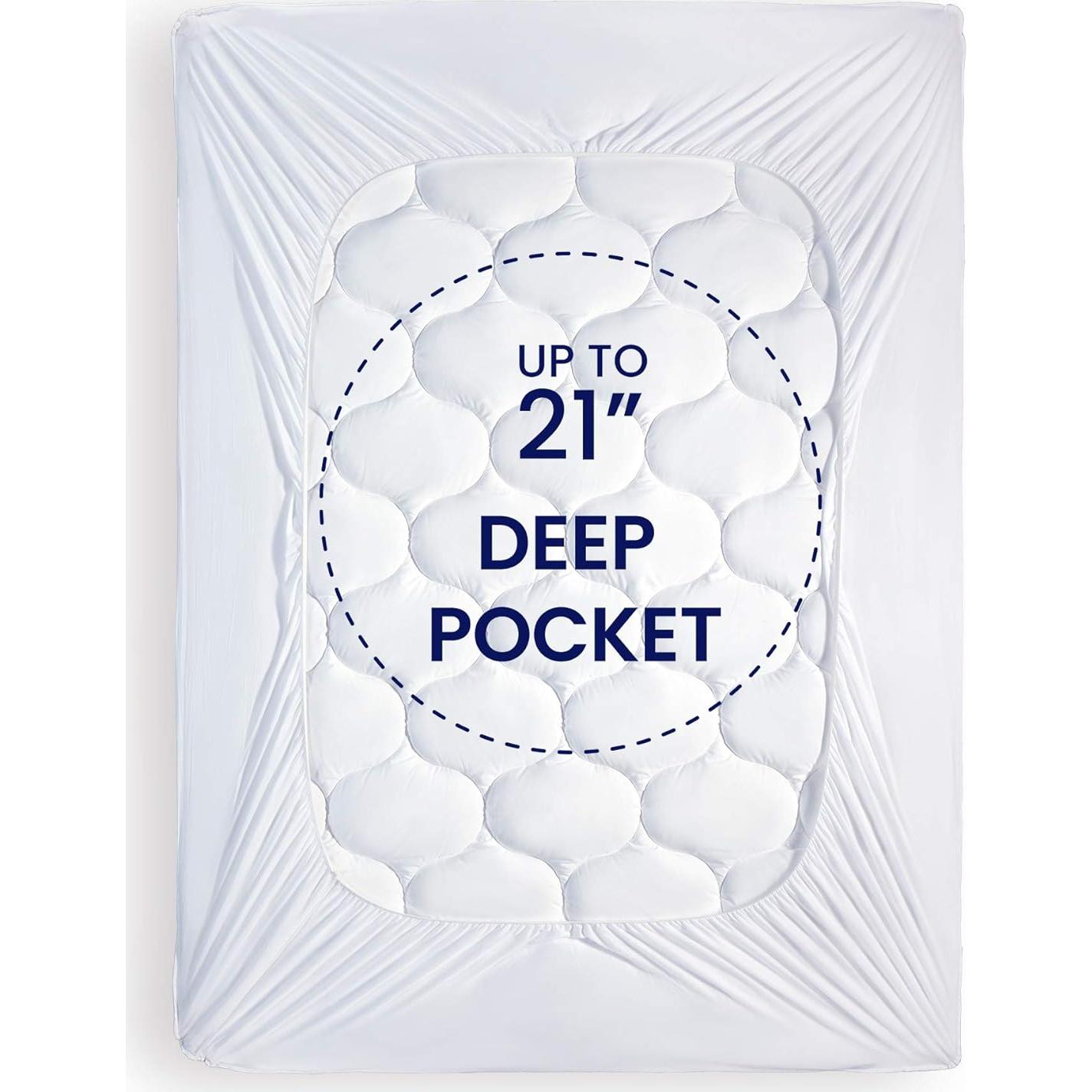 Funda de Colchón Ajustable SLEEP ZONE Twin Acolchada 1.17 kg