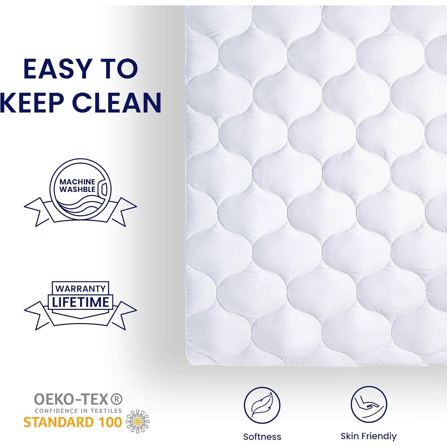 Funda de Colchón Ajustable SLEEP ZONE Twin Acolchada 1.17 kg