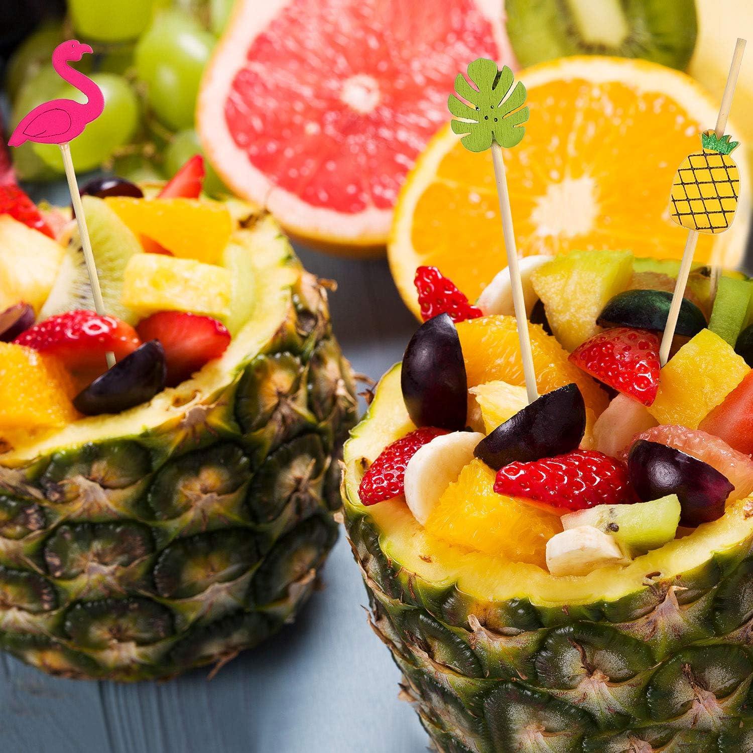 Palillos de Cóctel Blulu 200 Piezas 11.94 cm Bambú Decorativos