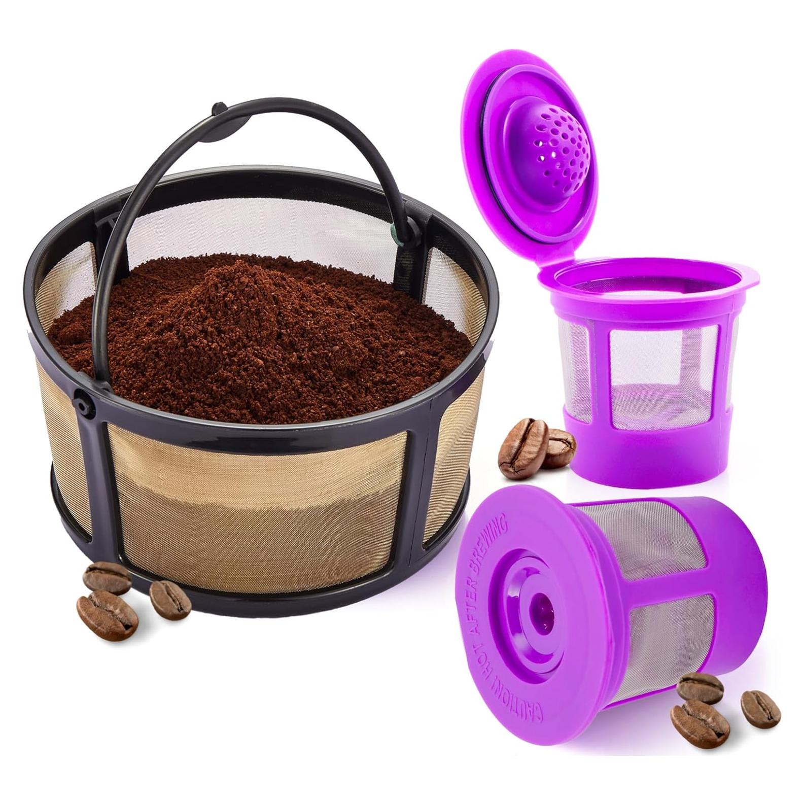 Filtro de café reutilizable PureHQ para Keurig K-Duo + 2 cápsulas