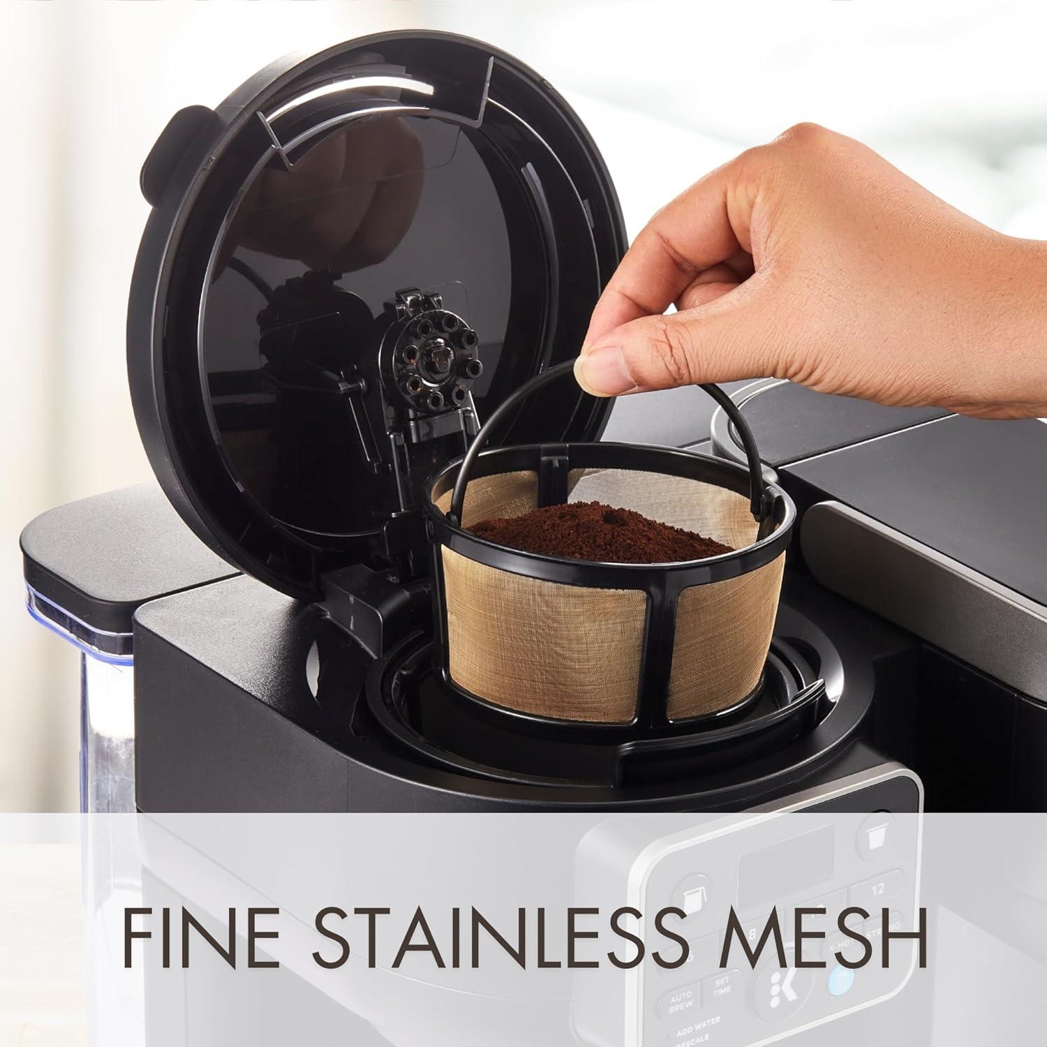 Filtro de café reutilizable PureHQ para Keurig K-Duo + 2 cápsulas