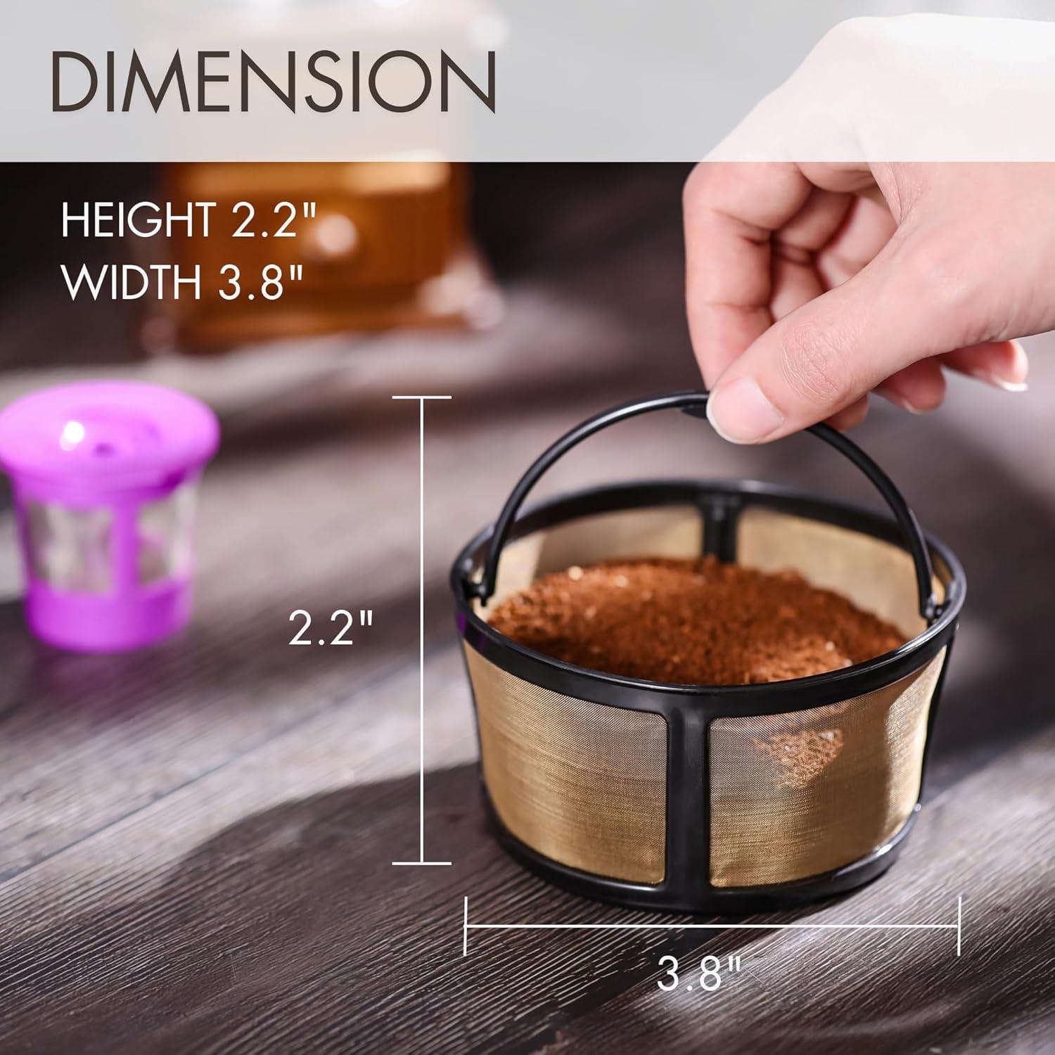 Filtro de café reutilizable PureHQ para Keurig K-Duo + 2 cápsulas