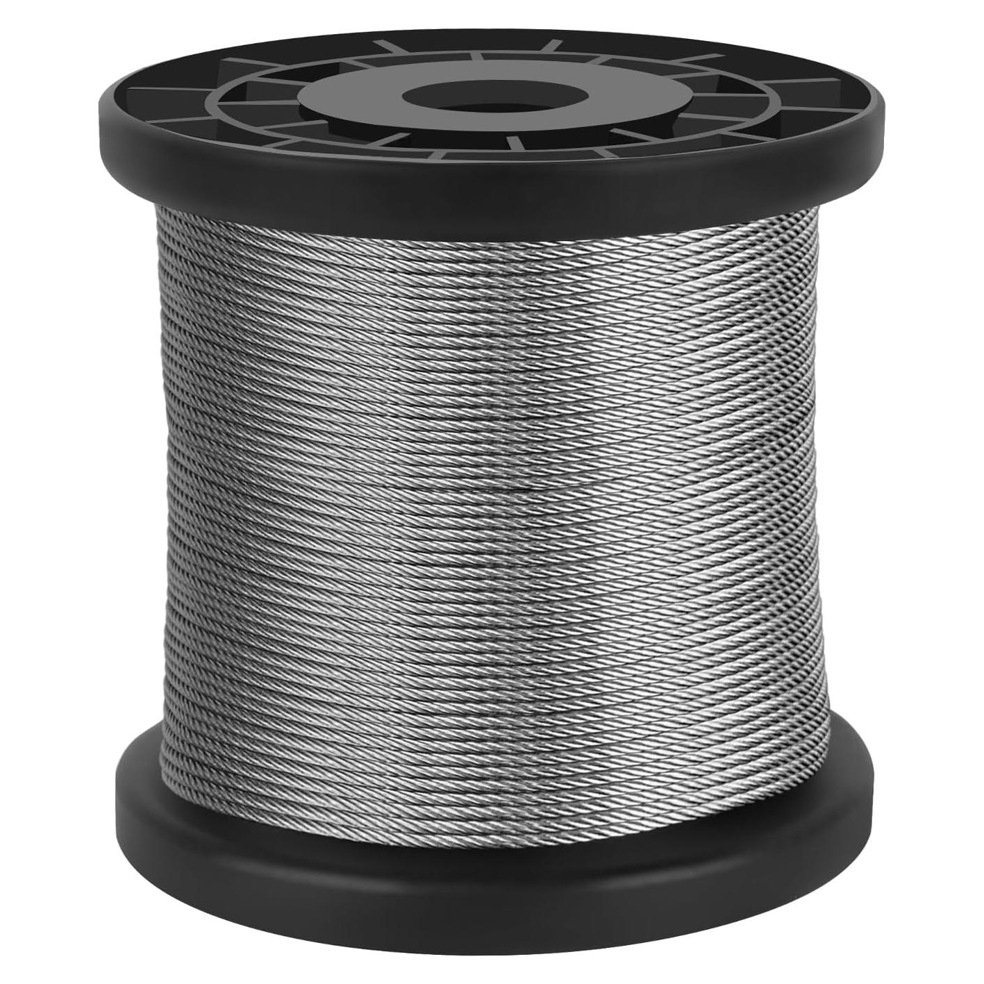 Cable de Acero Inoxidable 1/16" TOCESS 250 Pies 368lbs