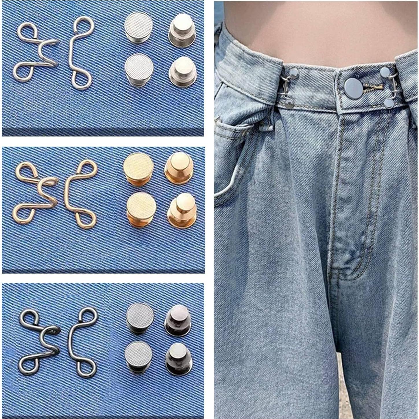 36 Piezas Extensores de Cintura Ajustables Hokoad - Botones de Jean