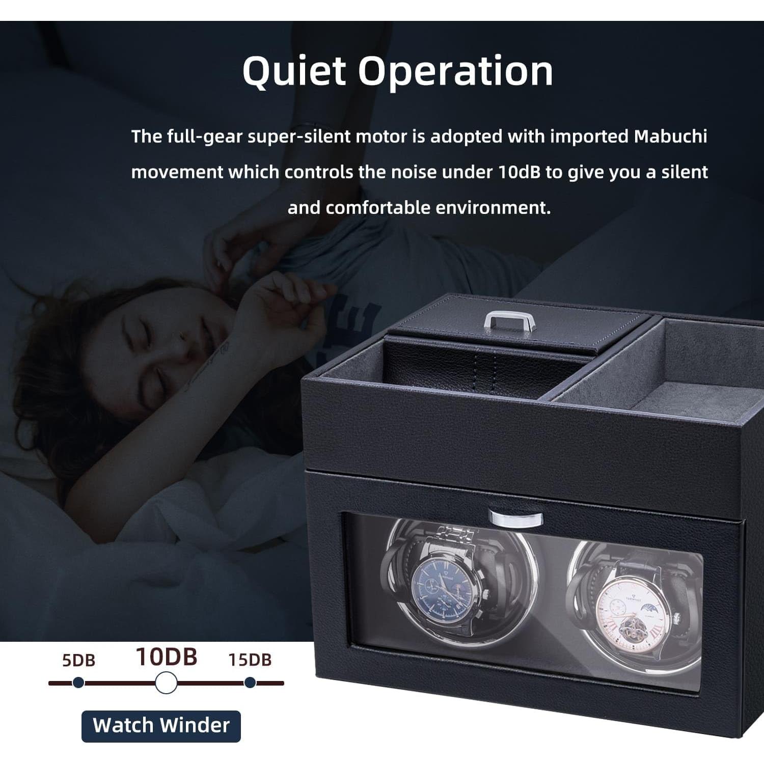 Winder de Reloj Automático Mcbazel para 2 Relojes - Gris