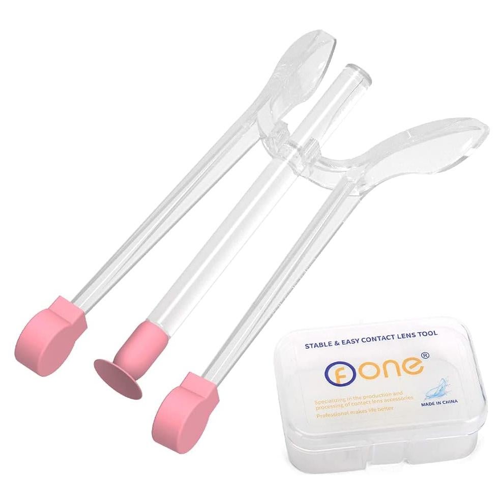 Herramienta de Inserción y Extracción de Lentes Ofone Rosa