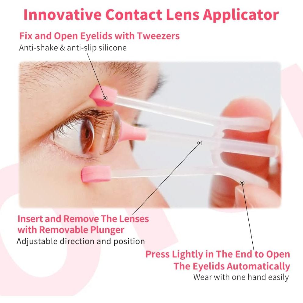 Herramienta de Inserción y Extracción de Lentes Ofone Rosa
