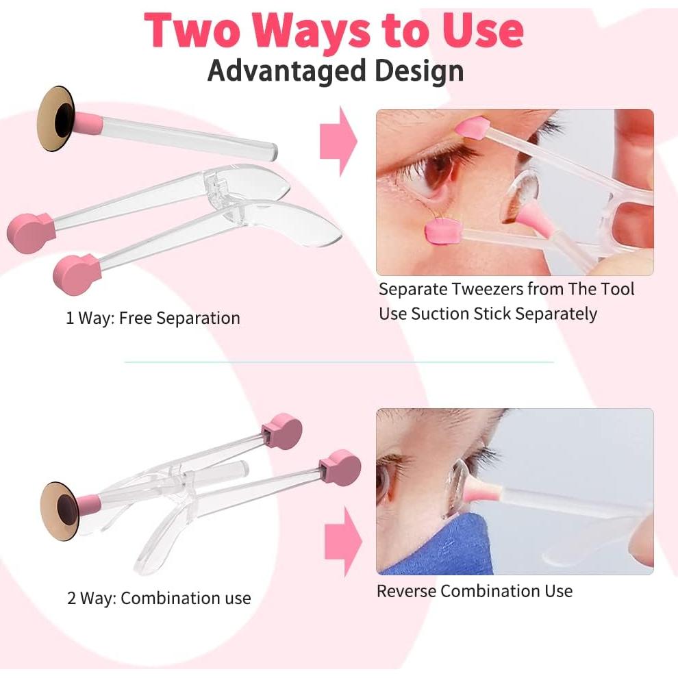 Herramienta de Inserción y Extracción de Lentes Ofone Rosa