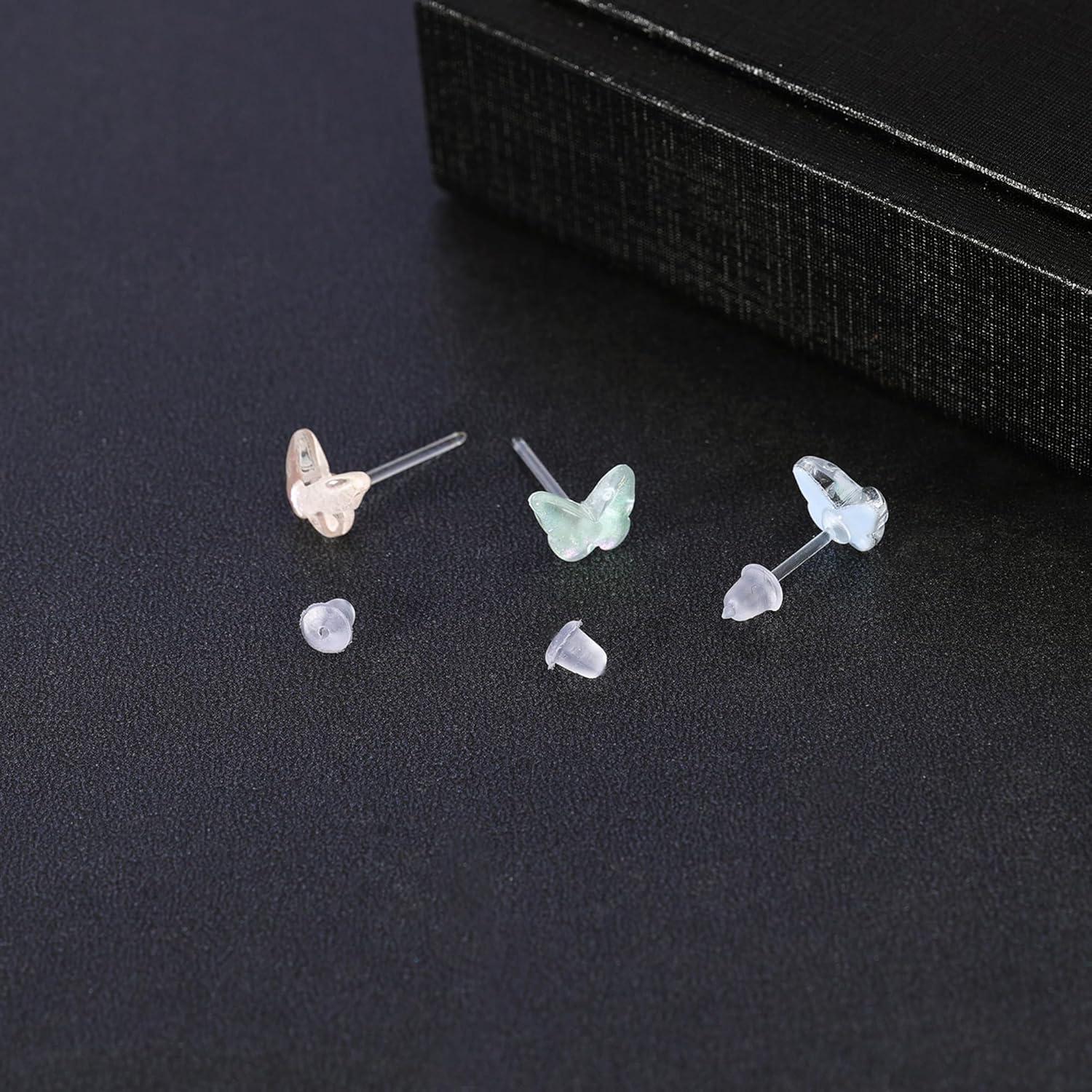 Pendientes de Plástico Hipoalergénicos AoedeJ - 6 Pares para Mujeres