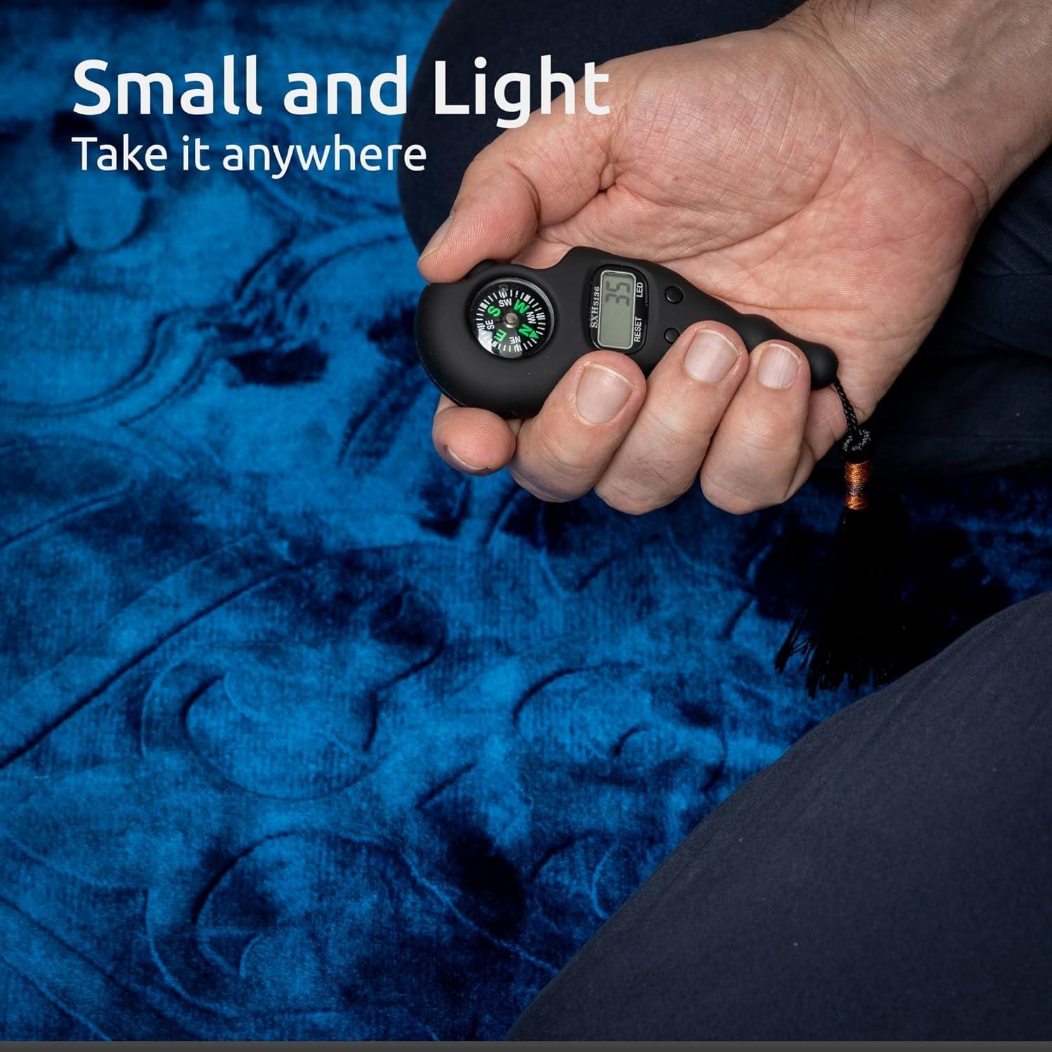 Contador Digital Tasbih STM Leaders Misbaha con Brújula y Luz