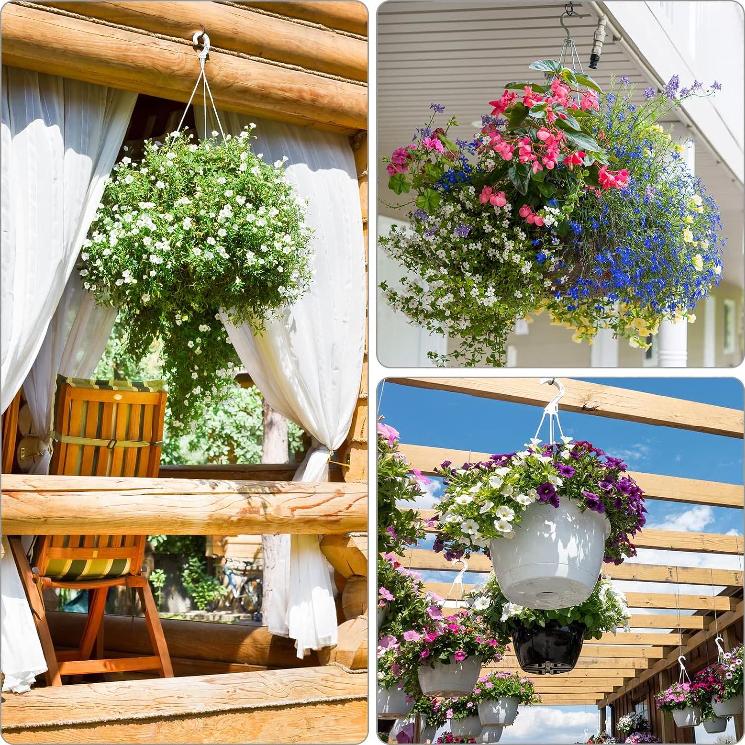 Ganchos de Tornillo RELBRO 50 Pcs Acero Negro 4.6 cm