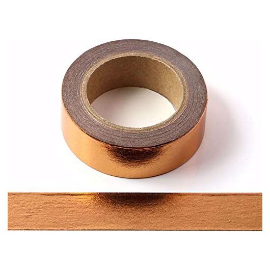 Cinta Washi Decorativa CIAJIE 1.6 cm x 10 m Cobre