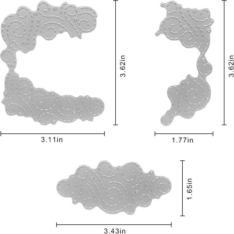 Troqueles de Corte de Relieve para Tarjetas PTOOL 9.19x7.90cm