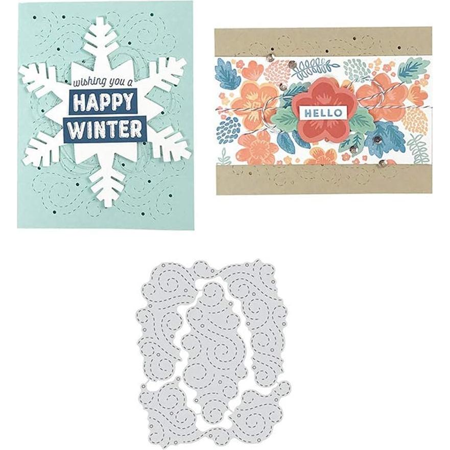 Troqueles de Corte de Relieve para Tarjetas PTOOL 9.19x7.90cm