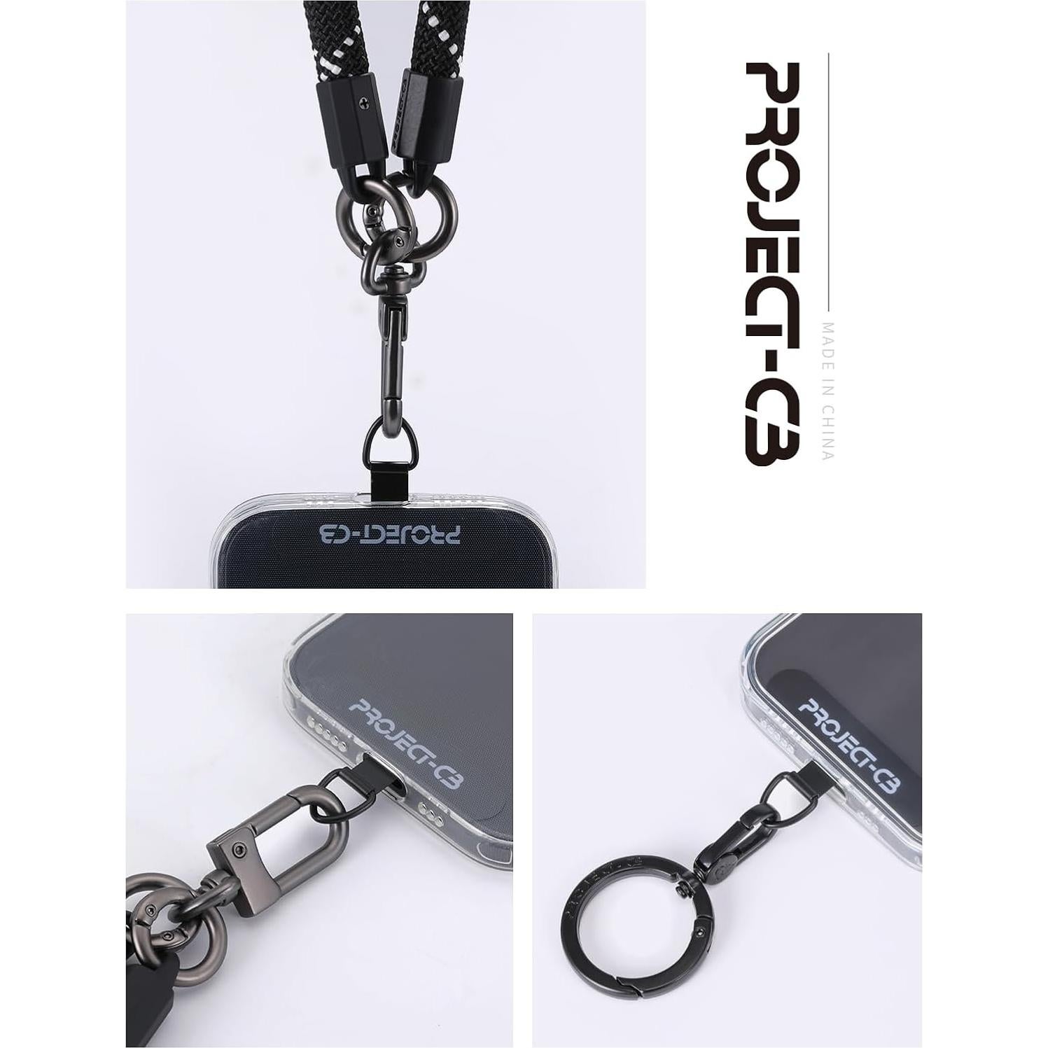 Tab de Sujeción para Teléfono PROJECT-CB Universal Negro