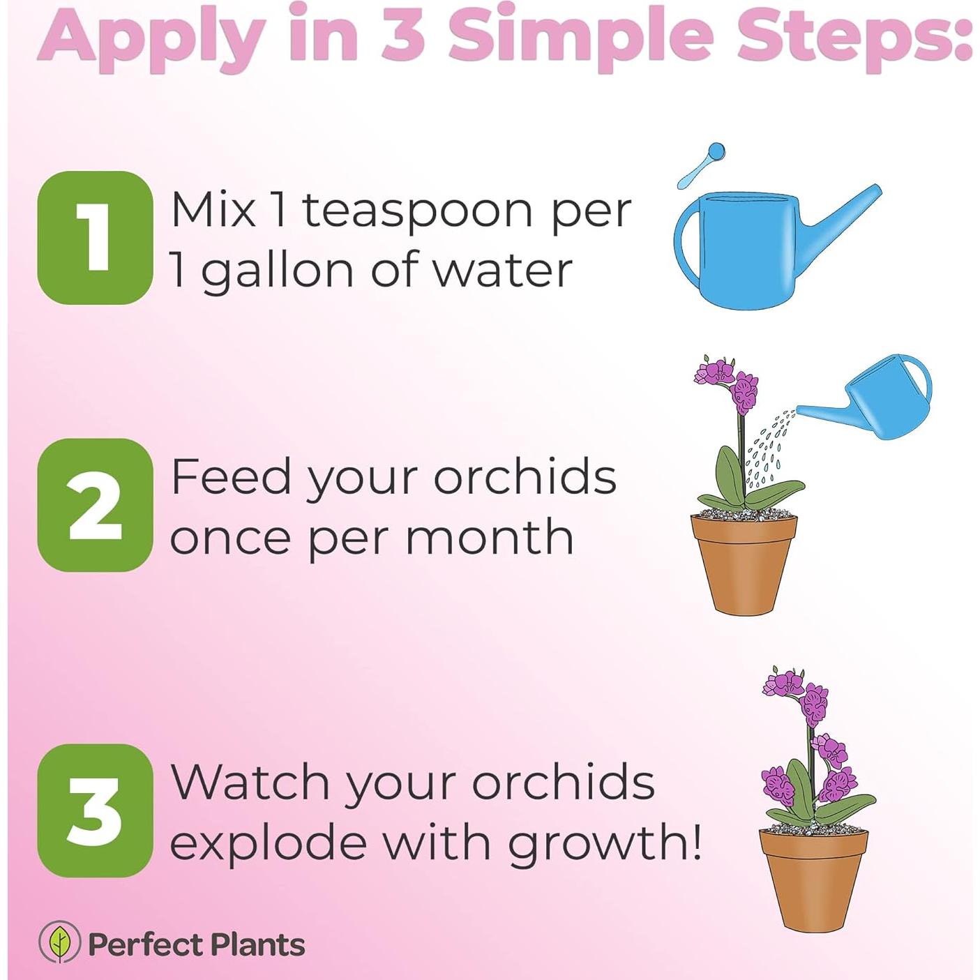 Fertilizante Líquido para Orquídeas Perfect Plants 236ml - Alimento NPK