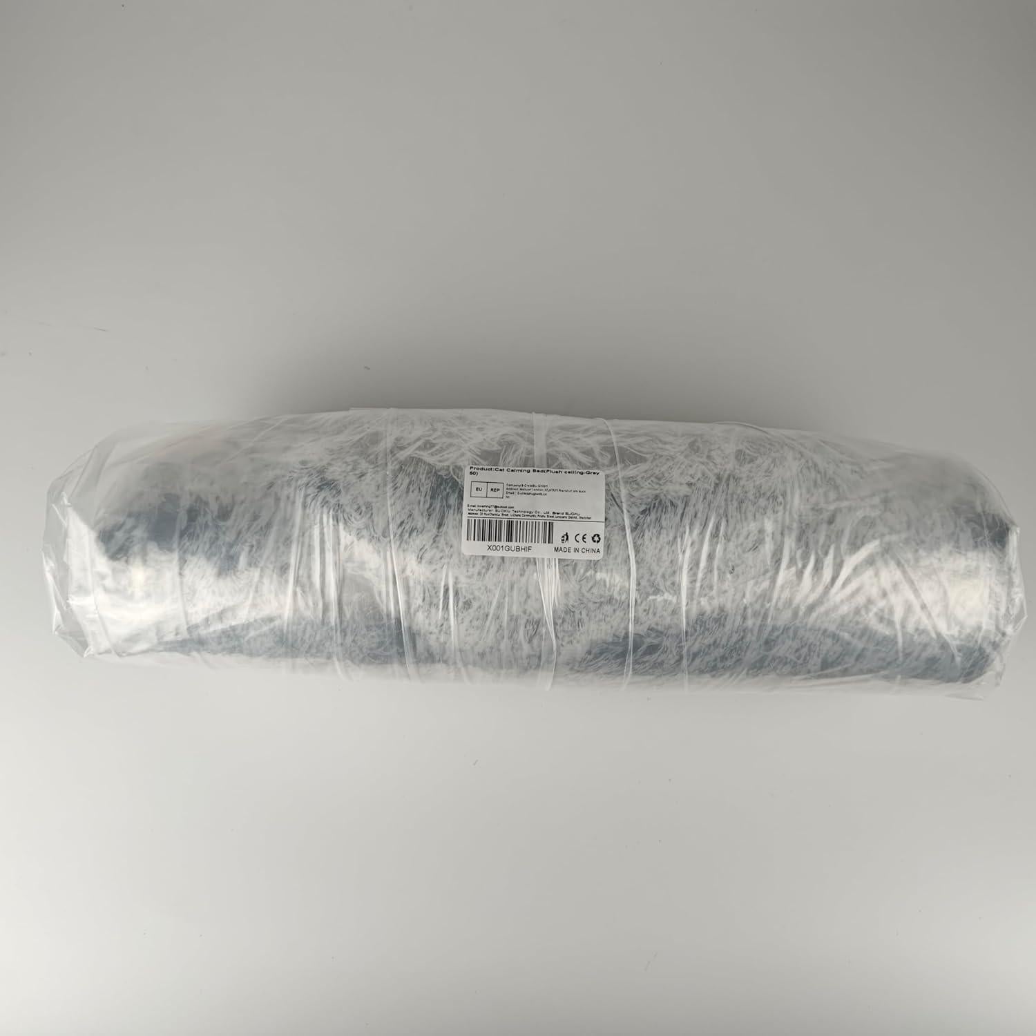 Cama Autocalentable para Gatos SUOXU 50 cm Gris, Lavable