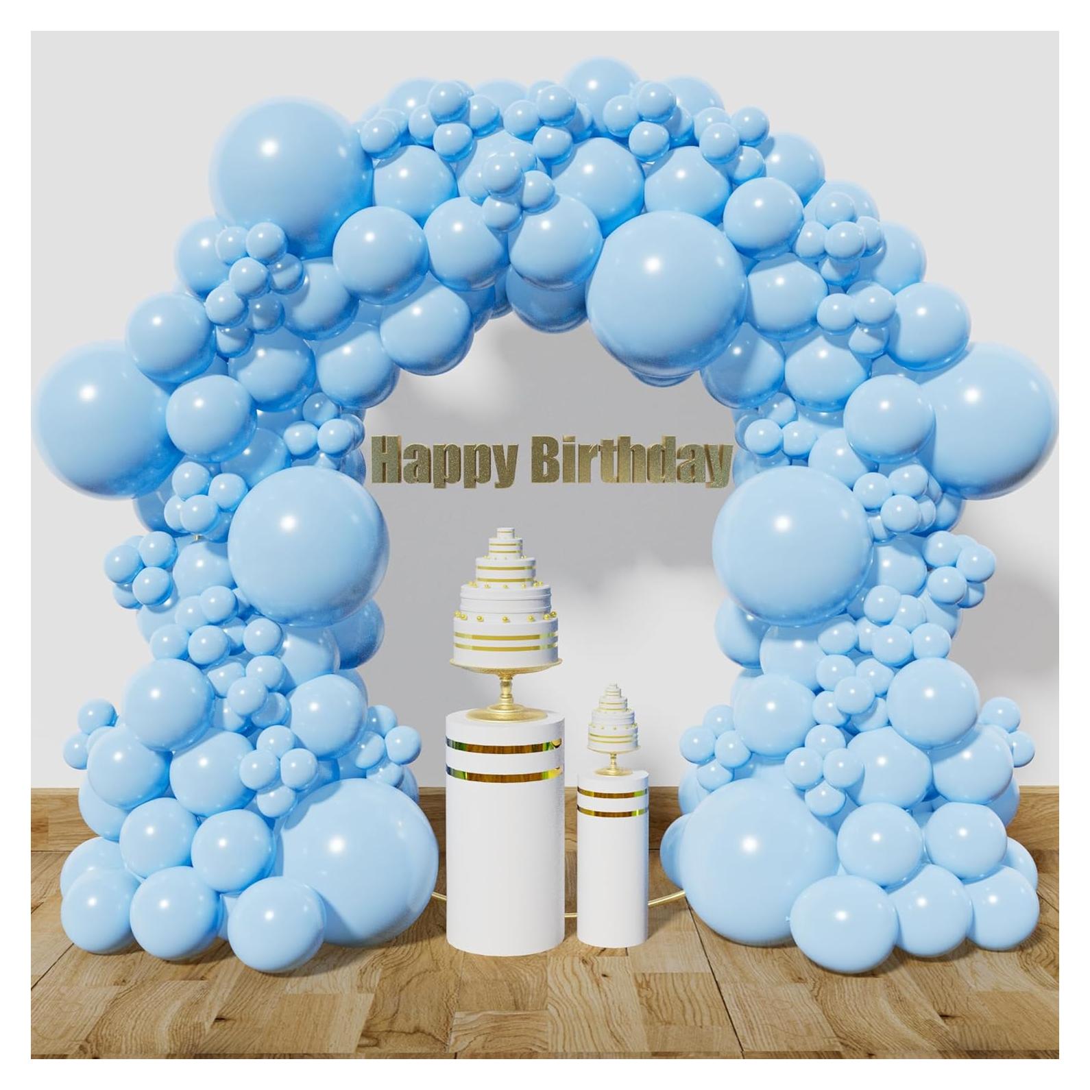 Kit de Arco de Globos Azul Bebé KAWKALSH 111 Piezas