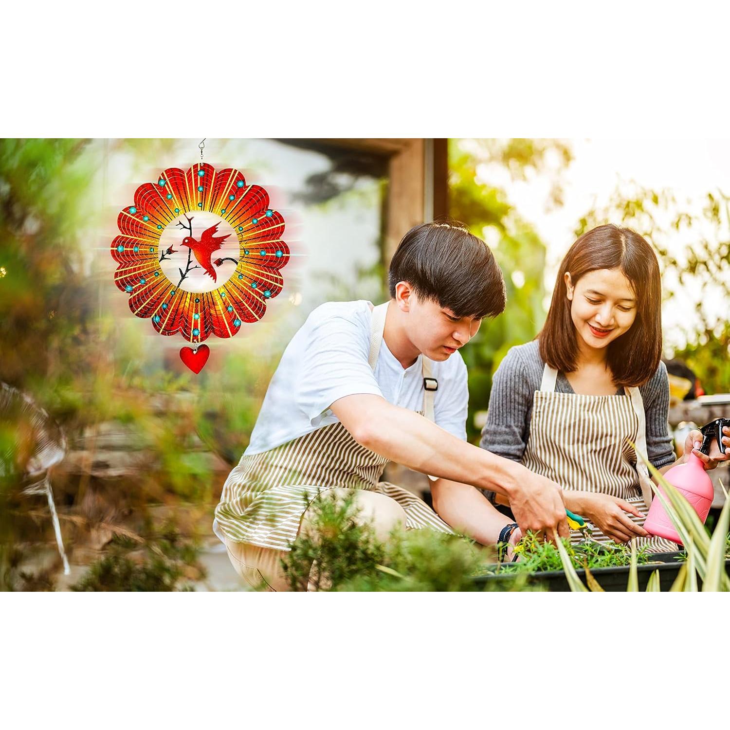 Molinete de Jardín SteadyDoggie Acero Inoxidable 30.48 cm Loro