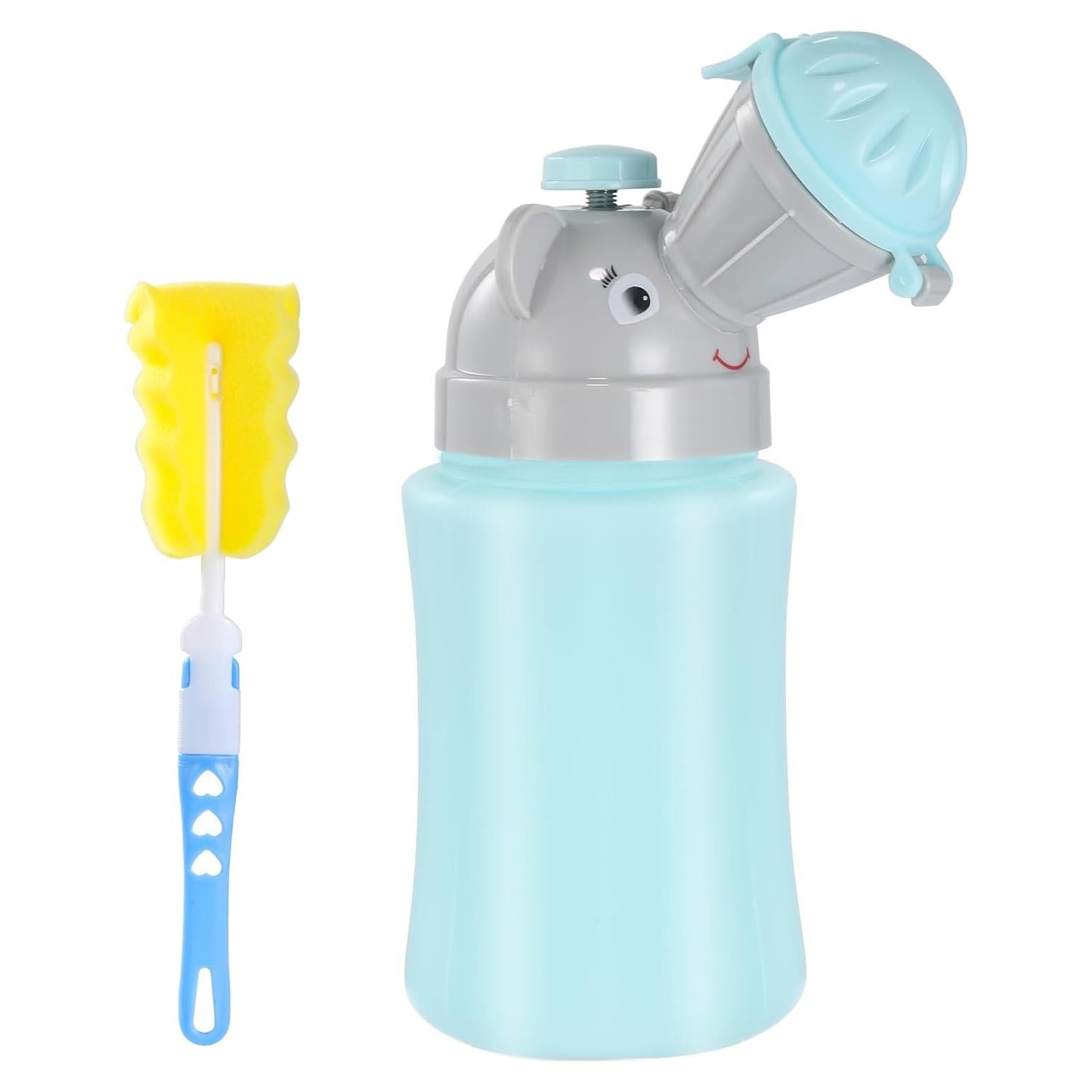 Orinal Portátil ONEDONE para Niños 500ml Azul con Cepillo