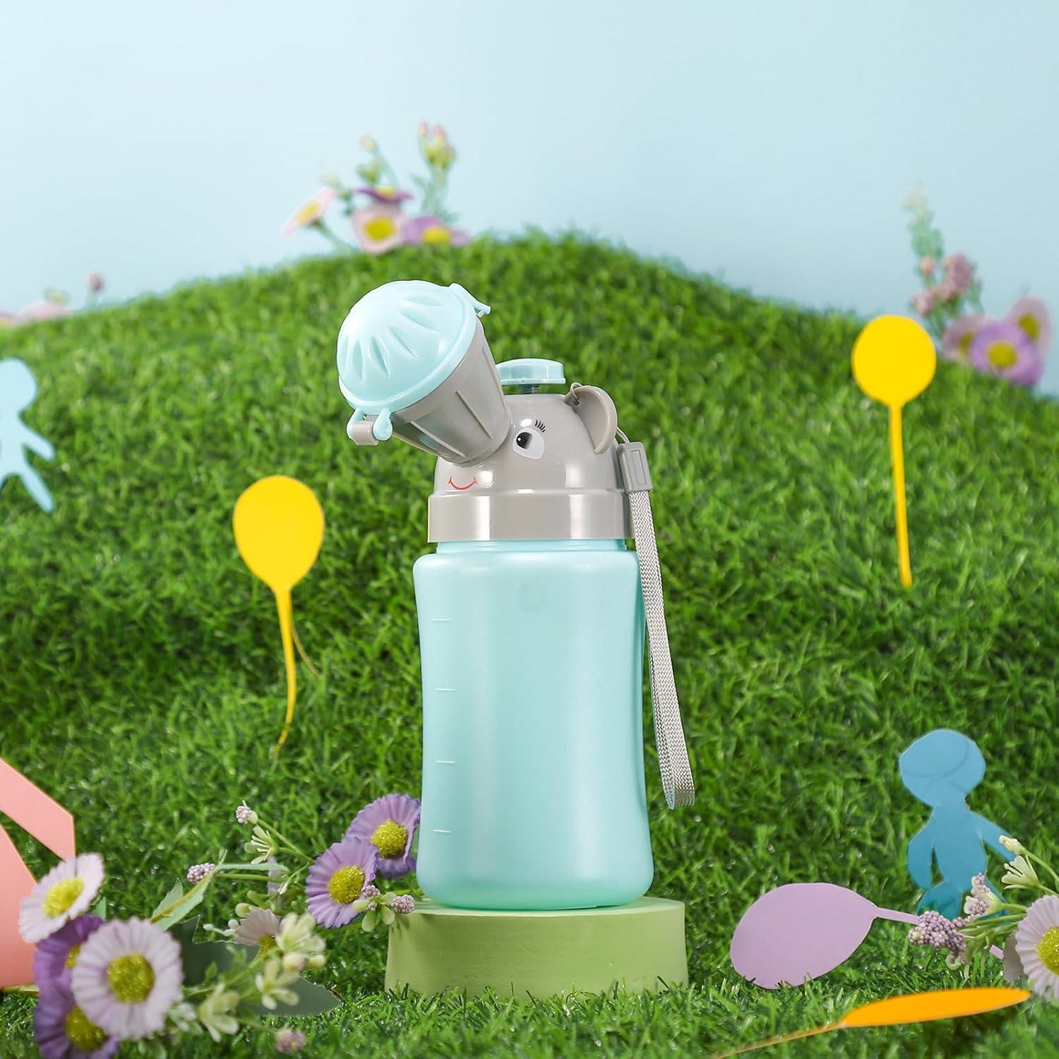 Orinal Portátil ONEDONE para Niños 500ml Azul con Cepillo