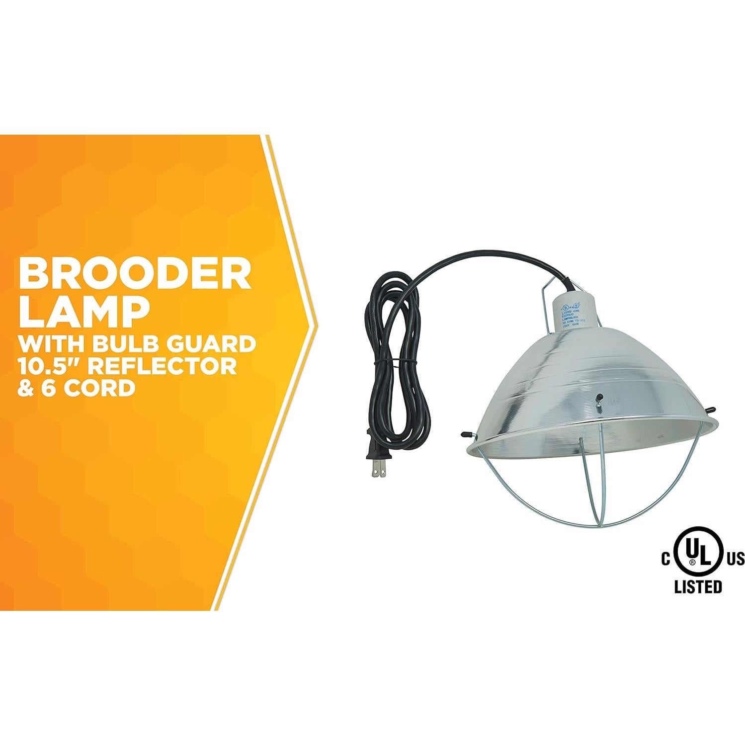 Lámpara de cría Woods 0165 con reflector 26.7 cm 250W