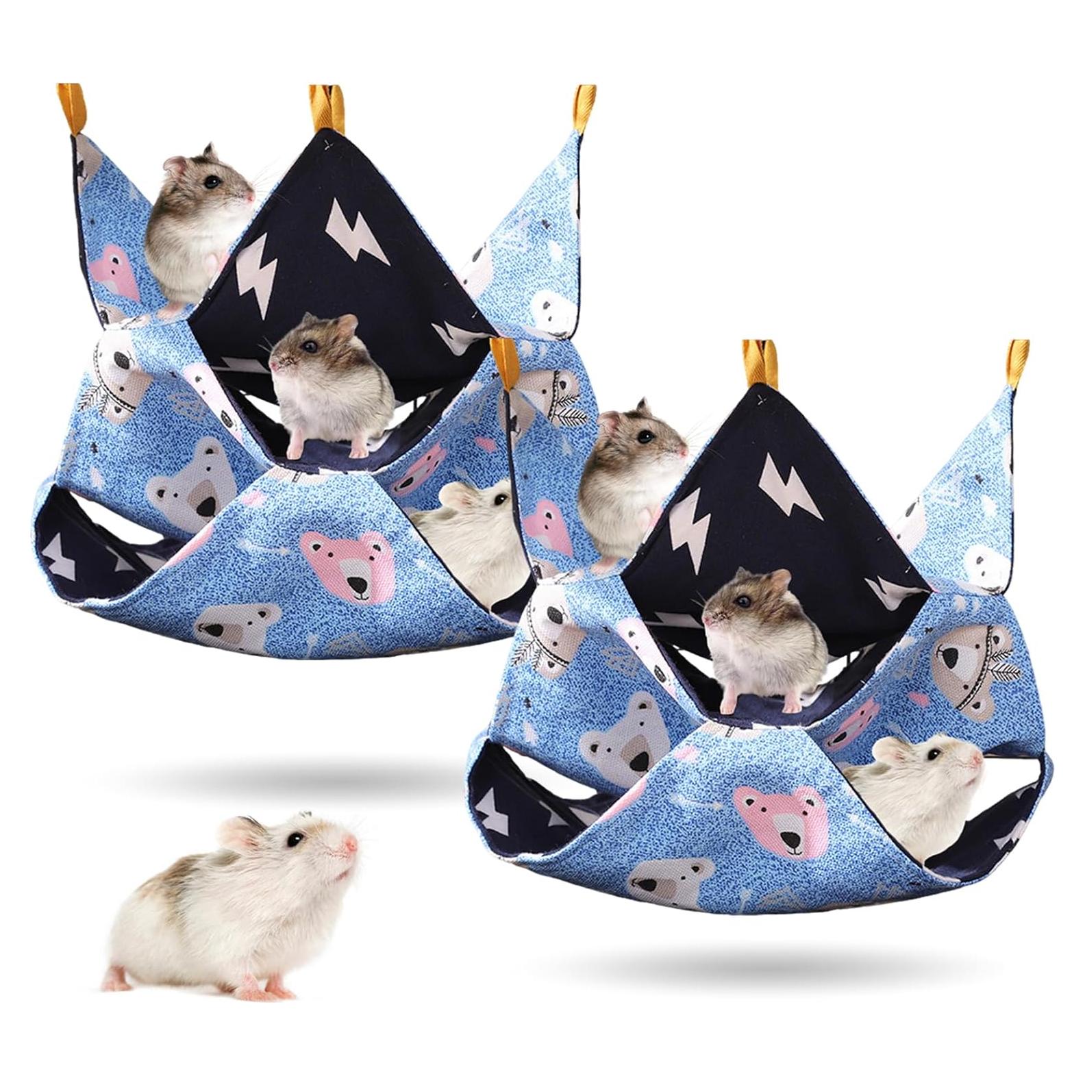 Hamaca 3 Niveles DINTSTYLE para Hámster y Hurón 25x25cm