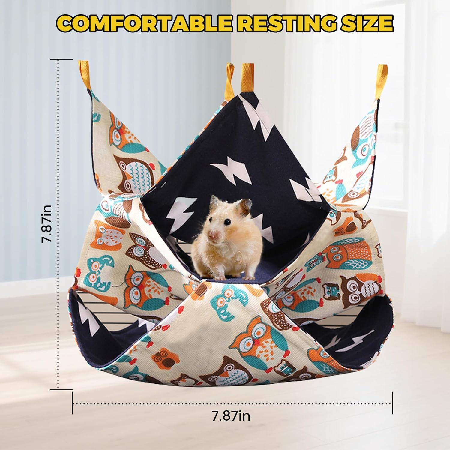 Hamaca 3 Niveles DINTSTYLE para Hámster y Hurón 25x25cm