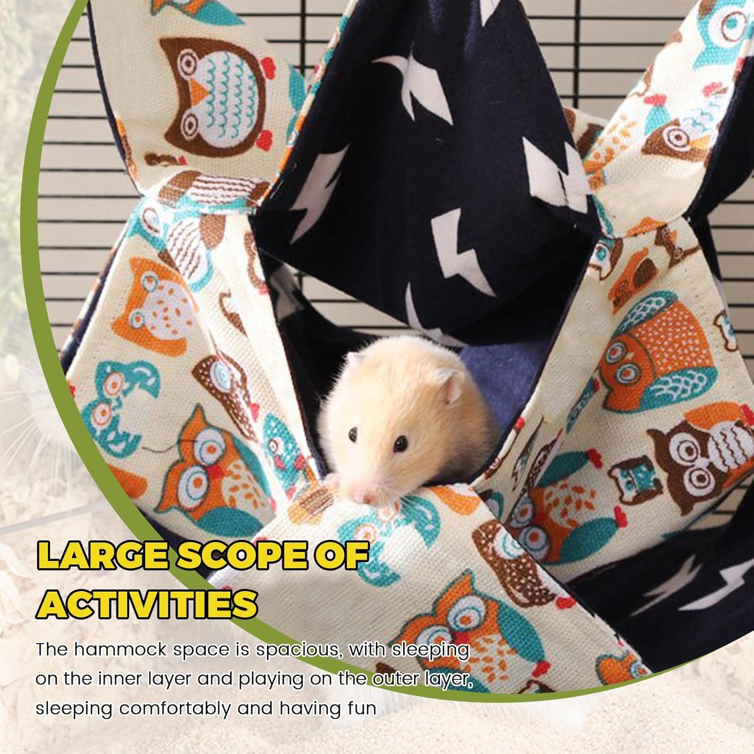 Hamaca 3 Niveles DINTSTYLE para Hámster y Hurón 25x25cm