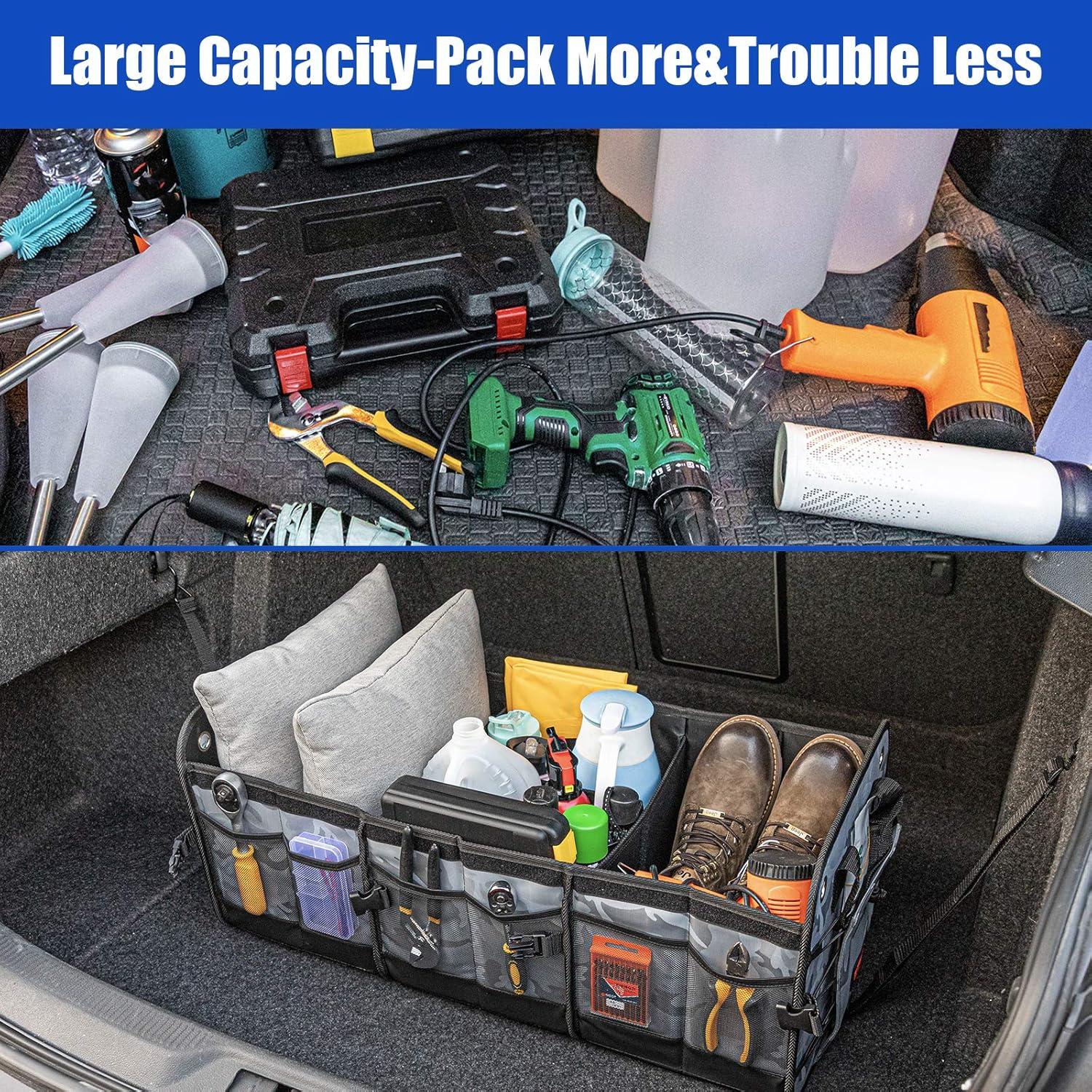 Organizador de Maletero Plegable CZC AUTO Camuflaje 6 Compartimentos