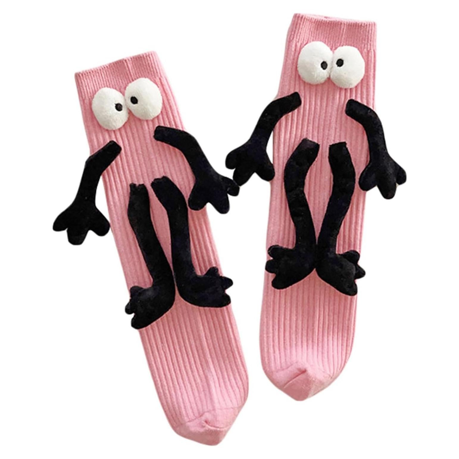 Calcetines Magnéticos para Niños 1-12 Años Rosa