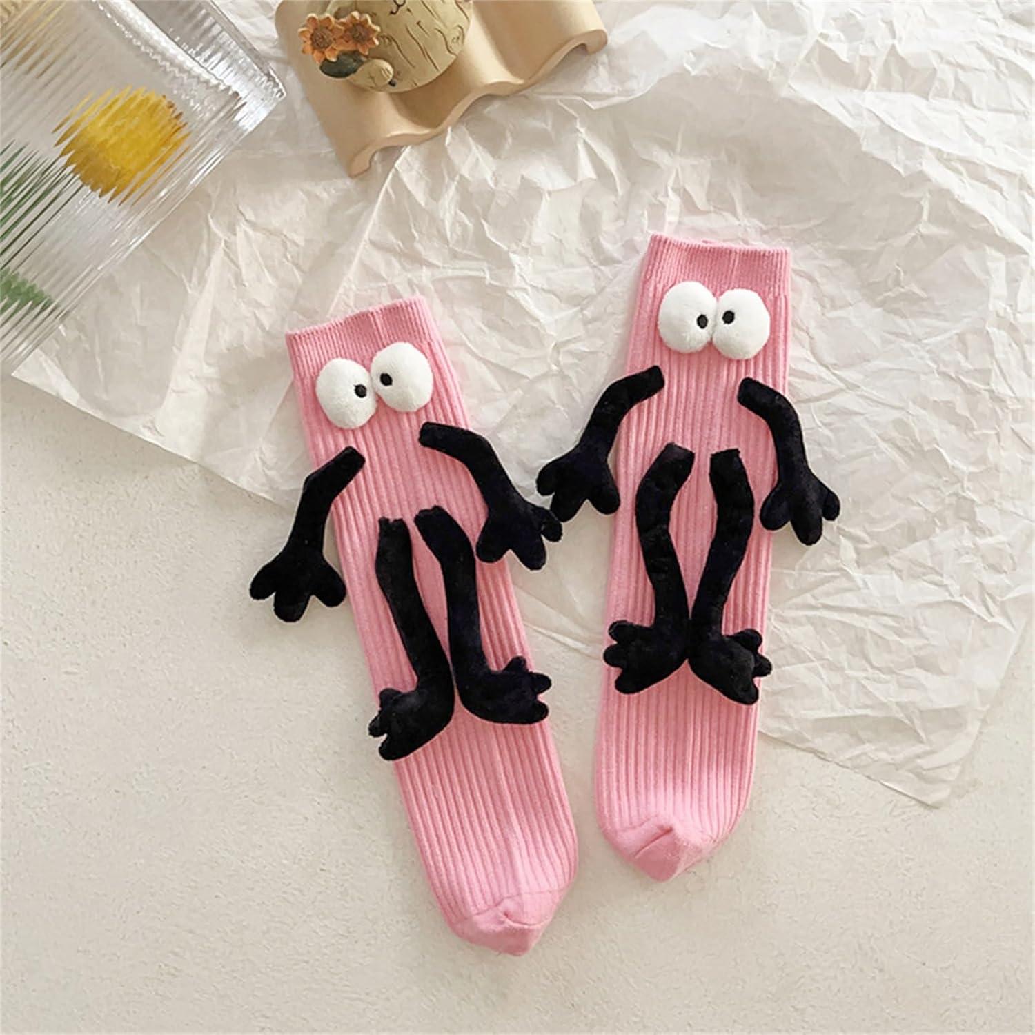 Calcetines Magnéticos para Niños 1-12 Años Rosa
