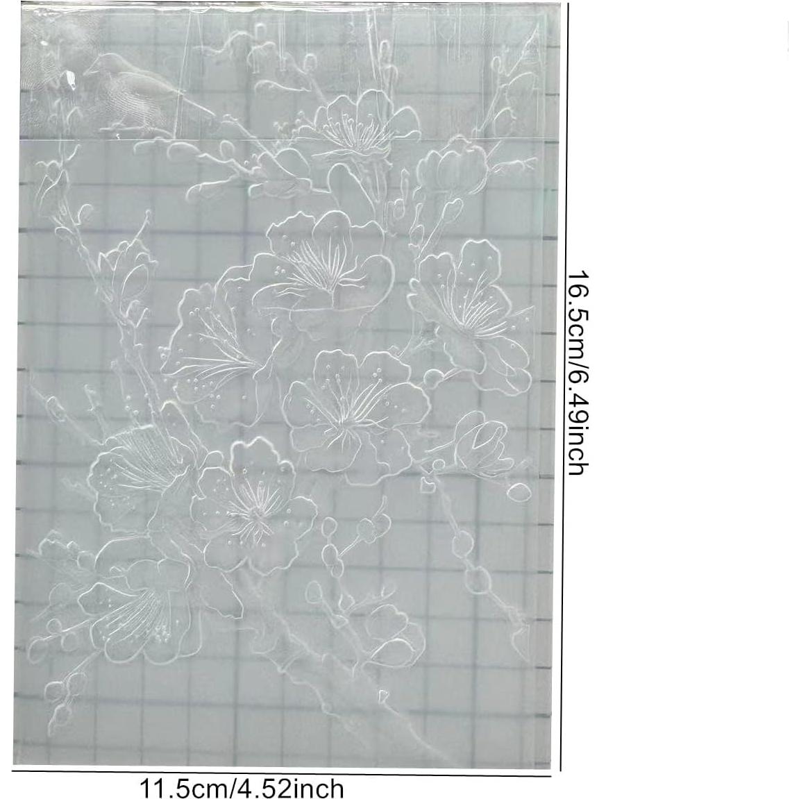 Carpeta de Embossing 3D DIYology Flores de Cereza 16.5x11.5cm