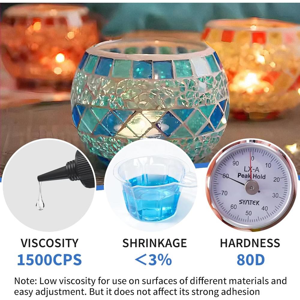 Kit de Resina UV OSBANG 30g con Luz para Reparación y Unión