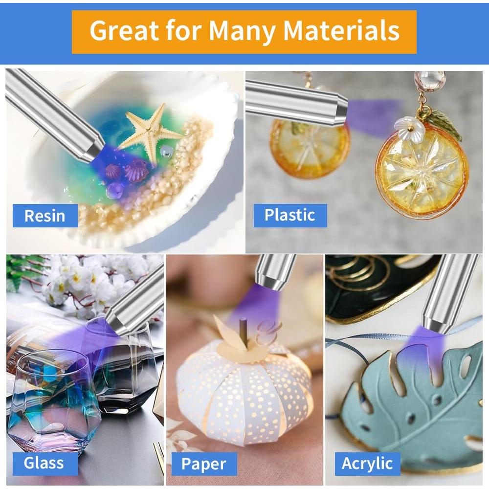 Kit de Resina UV OSBANG 30g con Luz para Reparación y Unión