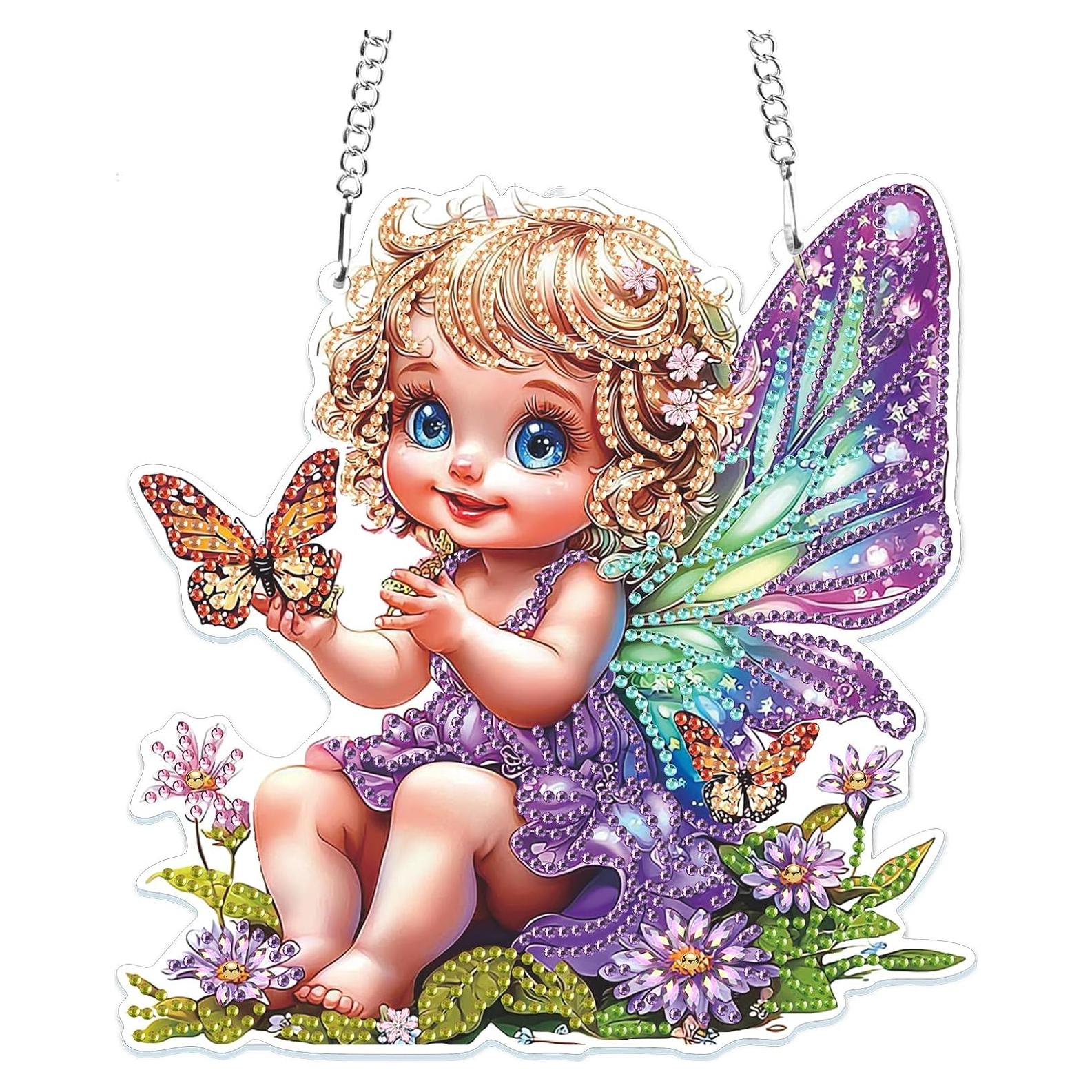 Kit de Pintura de Diamante 5D MOGTAA Mariposa 17x17cm