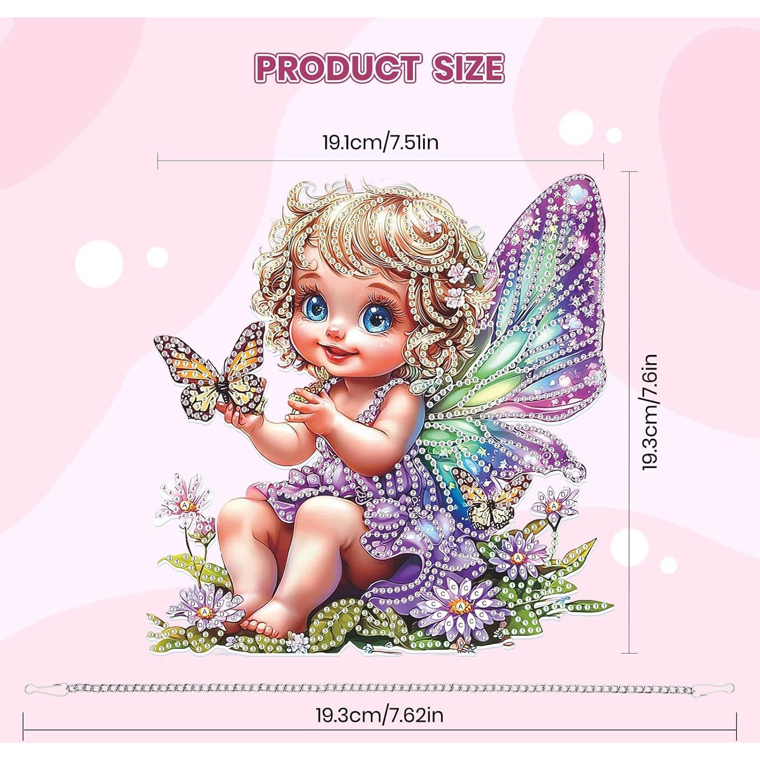 Kit de Pintura de Diamante 5D MOGTAA Mariposa 17x17cm