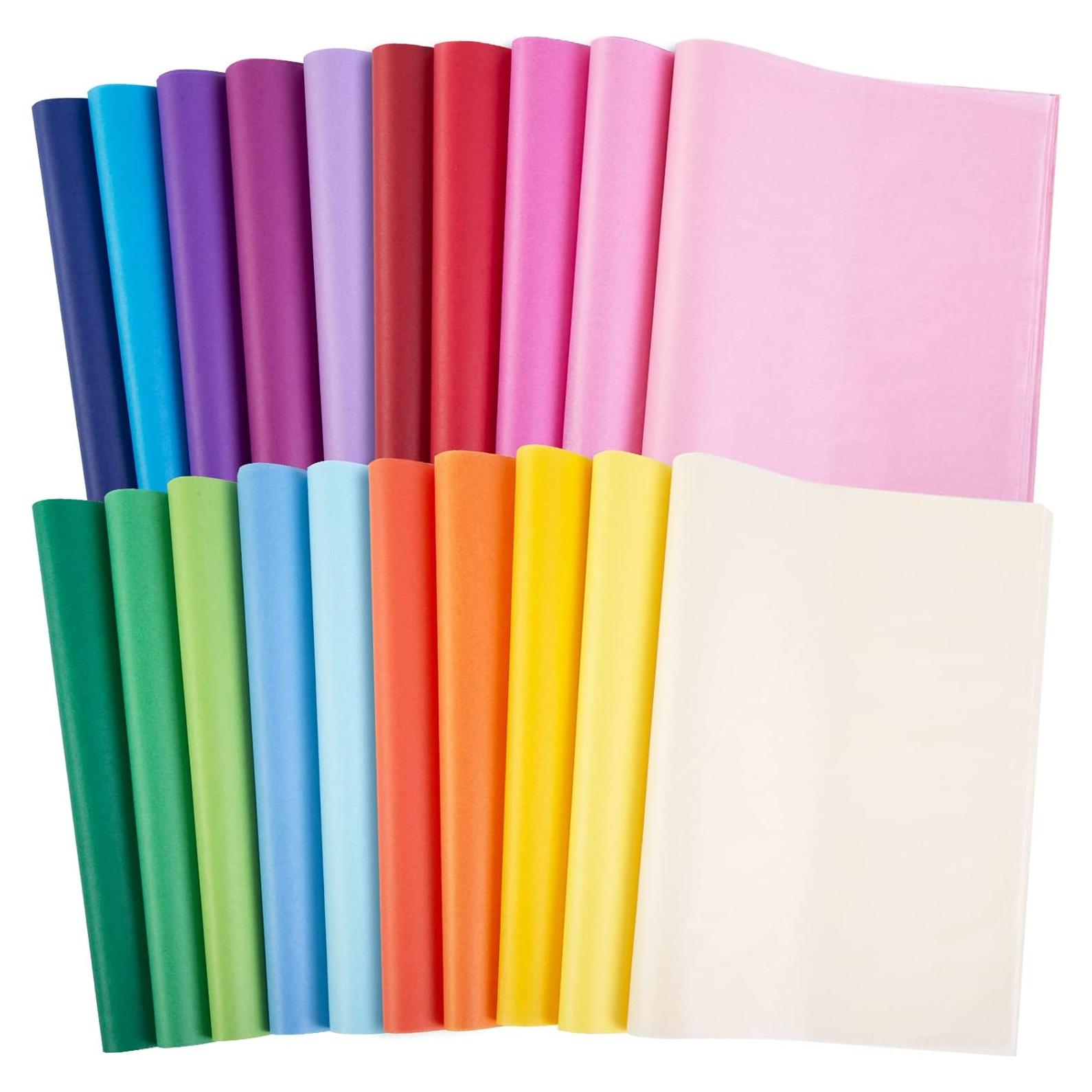 Papel de Seda Multicolor Shindel 330 Hojas 35x25cm Manualidades